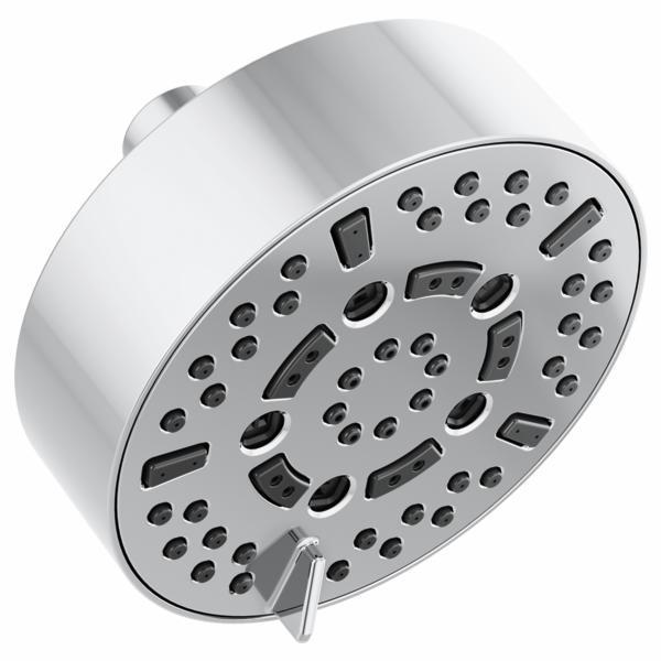 Brizo 87292 PC 2.5 GPM 7-Function Round Shower Head in Chrome Finish - Perfect for Spa-Like Bathroom Upgrades & Water-Saving Showers