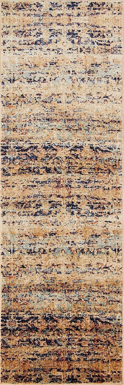 Loloi Anastasia Collection AF-16 Sand/Multi Transitional Runner Rug 2'7
