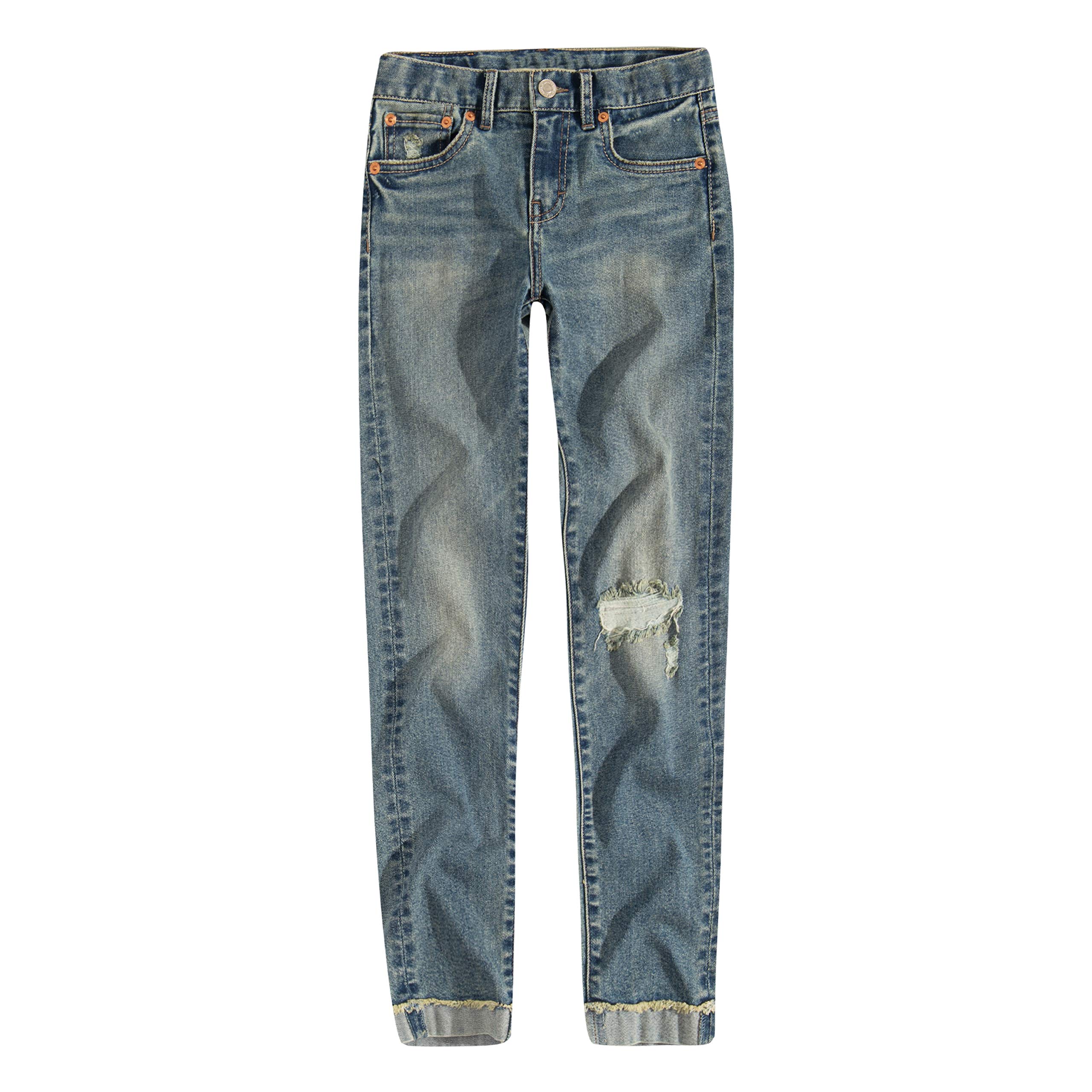 Levi's Girls' Girlfriend Fit Jeans - Comfortable Stretch Denim for Teens | Perfect for School, Playdates & Casual Outings