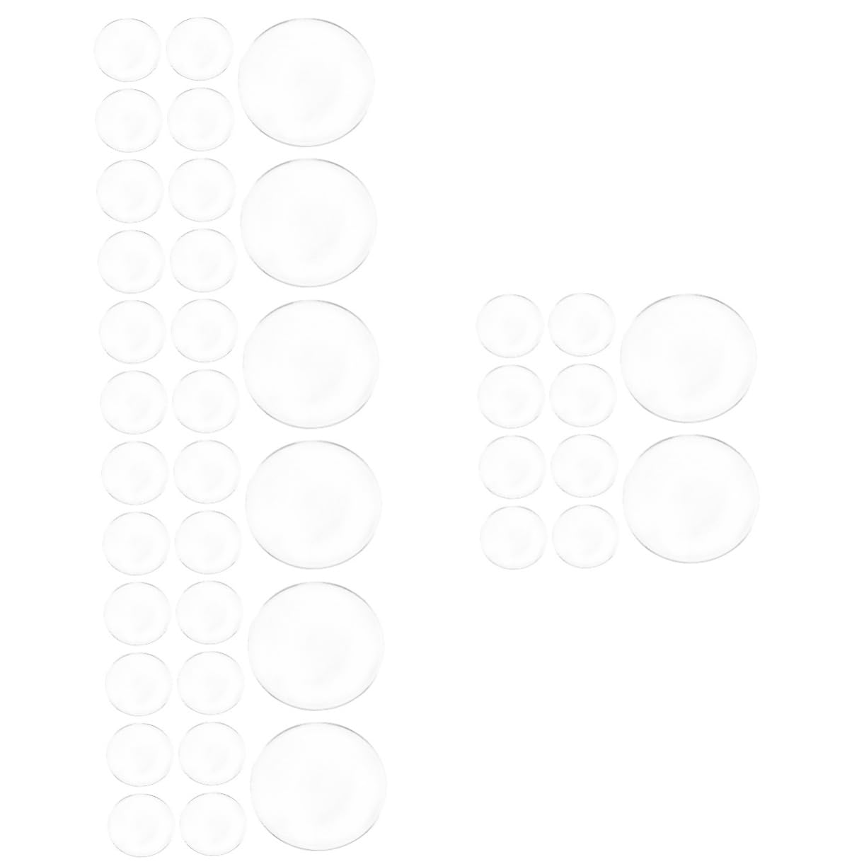 Beavorty 40-Pack Anti-Blue Light VR Headset Lenses - Anti-Dizziness Glasses for Virtual Reality Headsets, Clear Acrylic Replacement Lenses for VR Goggles & Accessories - Perfect for Gaming, Movies & VR Experiences