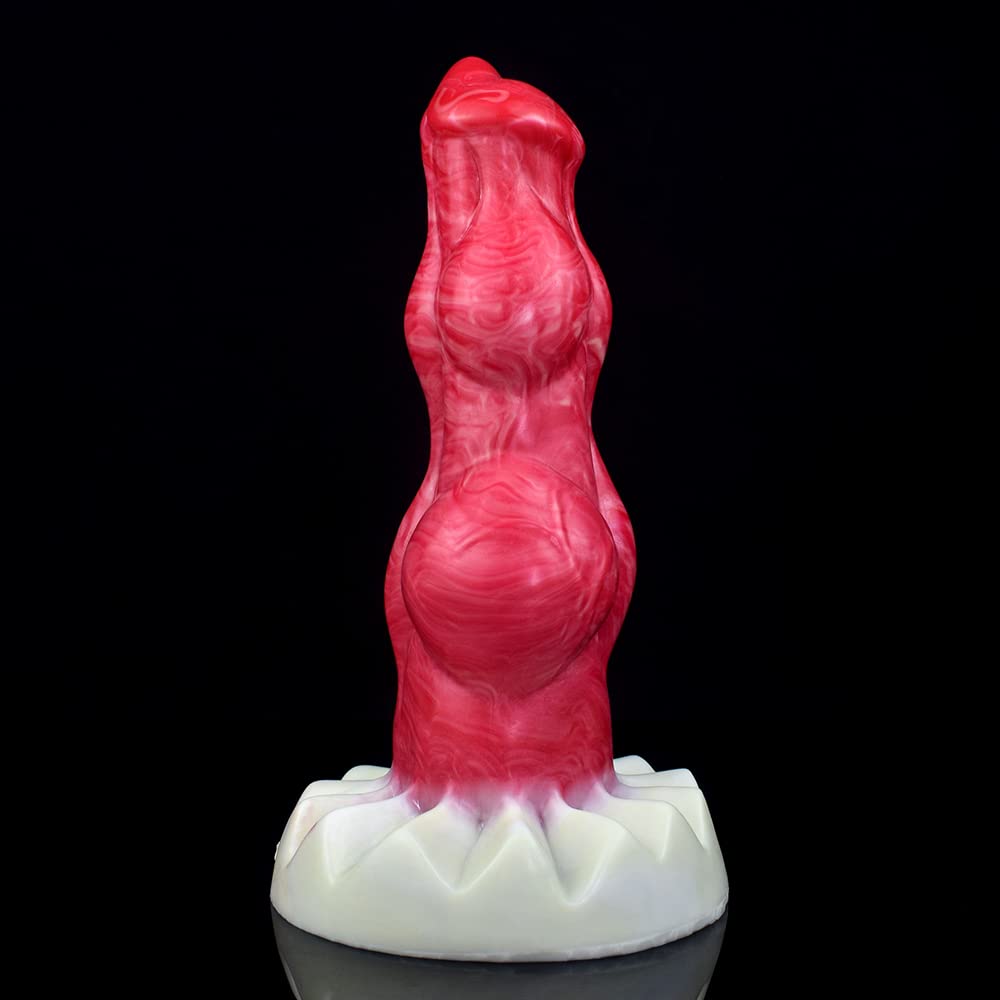 Premium Liquid Silicone Alien/Fido Dildo with Strong Suction Cup - Realistic Adult Sex Toy for Solo Play & Couples - BeHorny Collection | Perfect for BDSM, Fantasy Roleplay & Sensual Exploration
