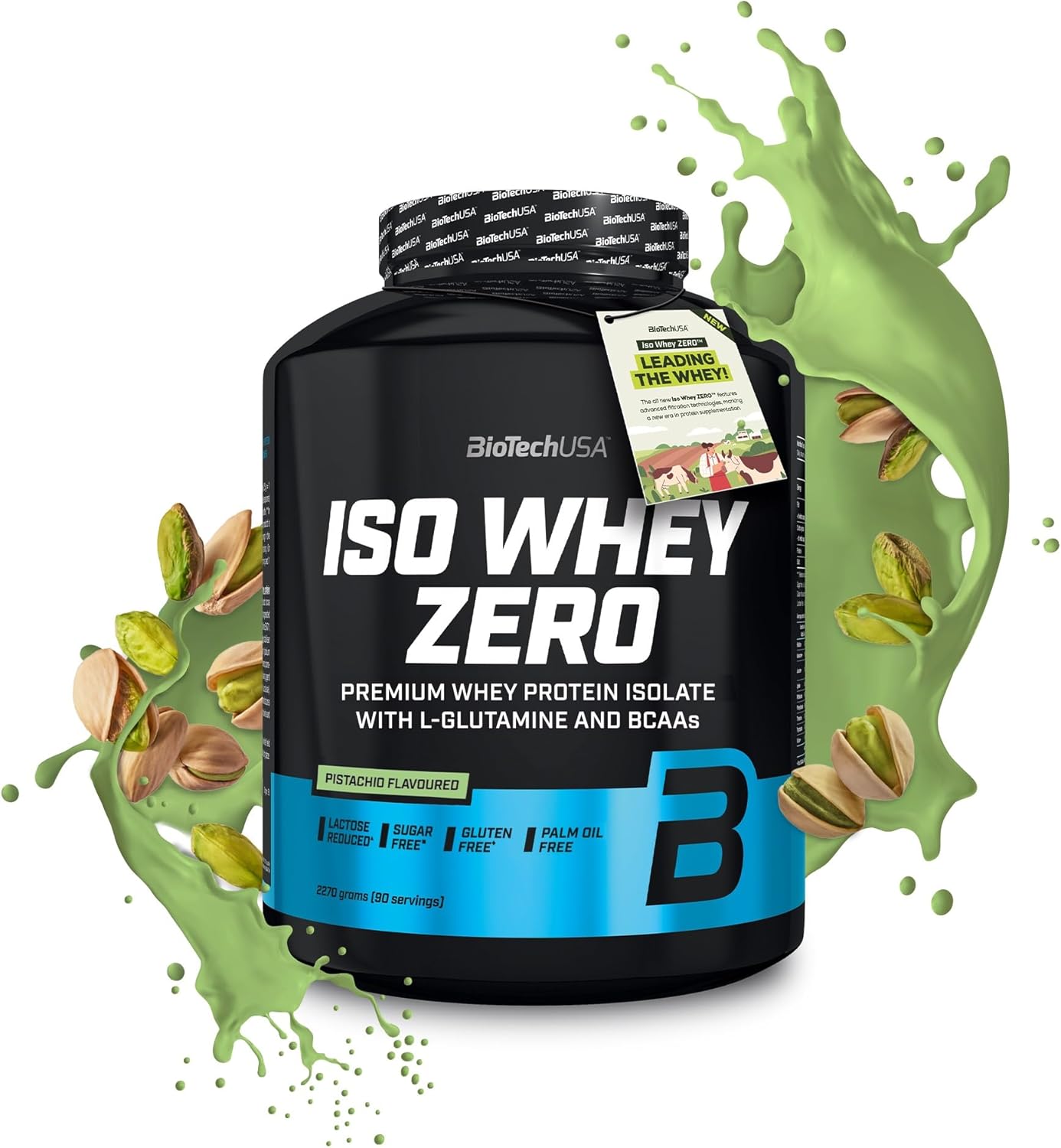 BioTechUSA Iso Whey Zero 2.27kg (5lbs) Premium Protein Powder - Low Carb, Lactose Free Whey Isolate for Muscle Recovery & Growth - Perfect for Post-Workout, Weight Loss & Fitness Enthusiasts