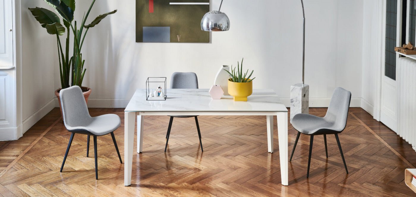 Midj Dalia S M_Q TS Side Chair - Modern Dining Chair for Kitchen, Living Room & Office - Comfortable & Stylish Seating Solution