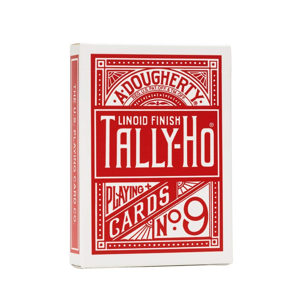 Premium Fan Back Playing Cards - Red or Blue Deck for Poker, Magic Tricks & Family Game Nights