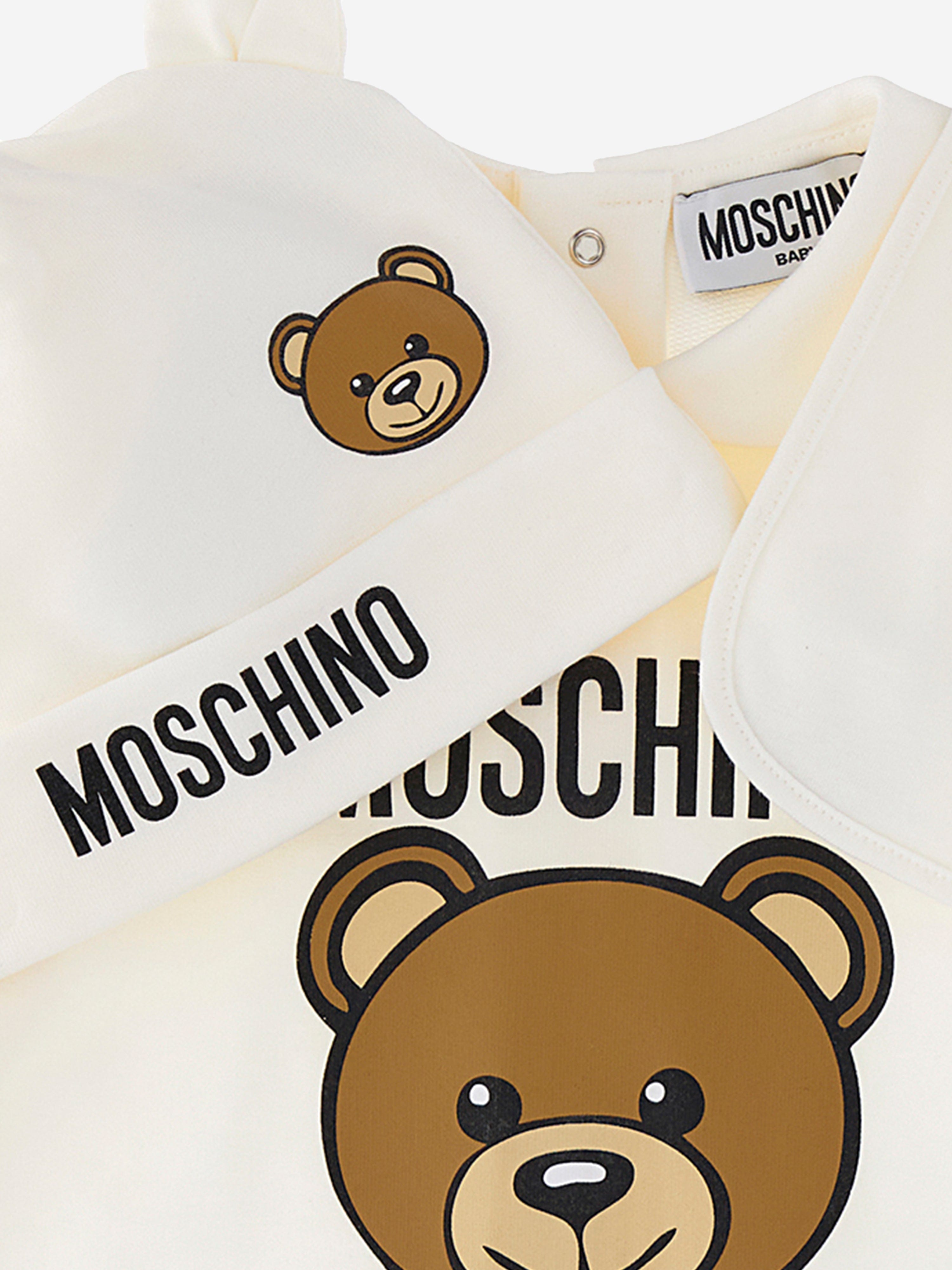 Adorable Baby Bear Logo Ivory Babygrow Set - Soft & Comfortable Newborn Onesie Outfit for Boys & Girls | Perfect for Playtime, Photo Shoots & Everyday Wear