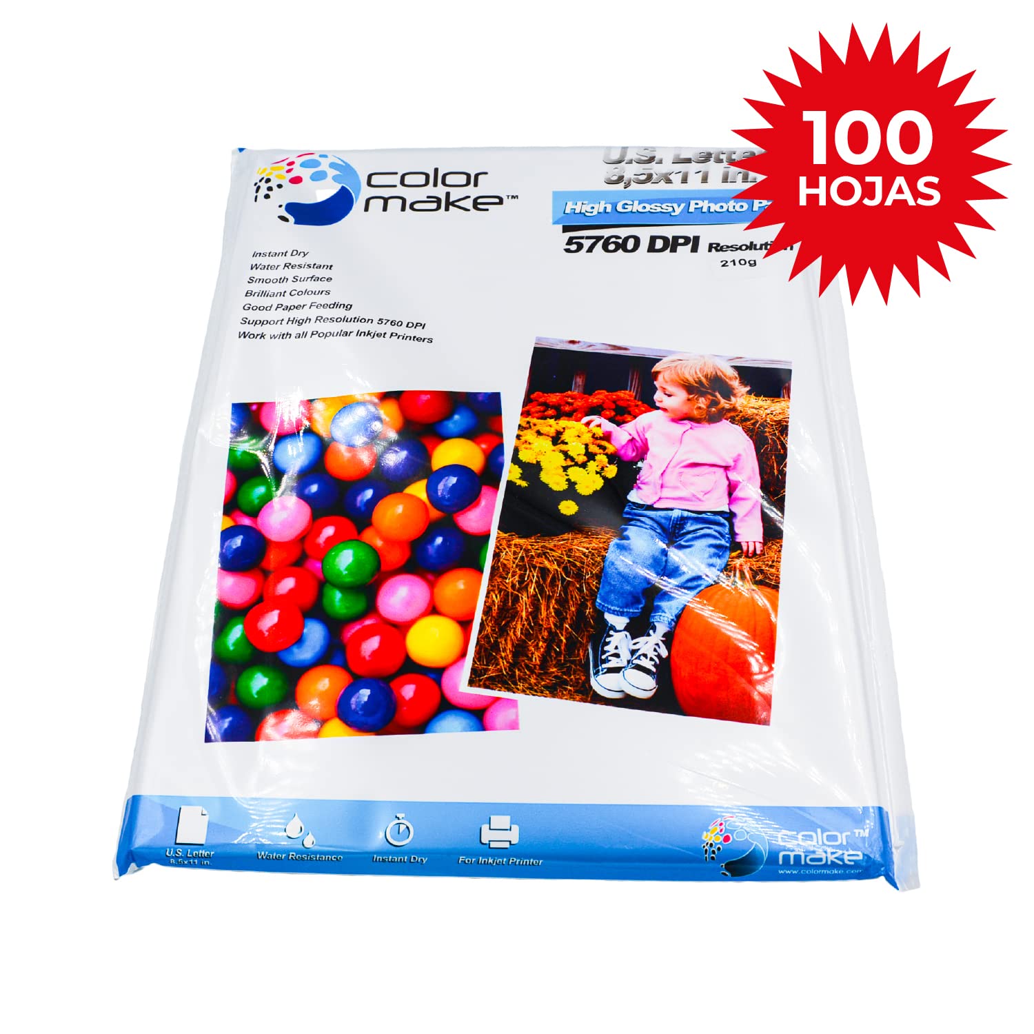 Premium Glossy Photo Paper 210gsm, 8.5