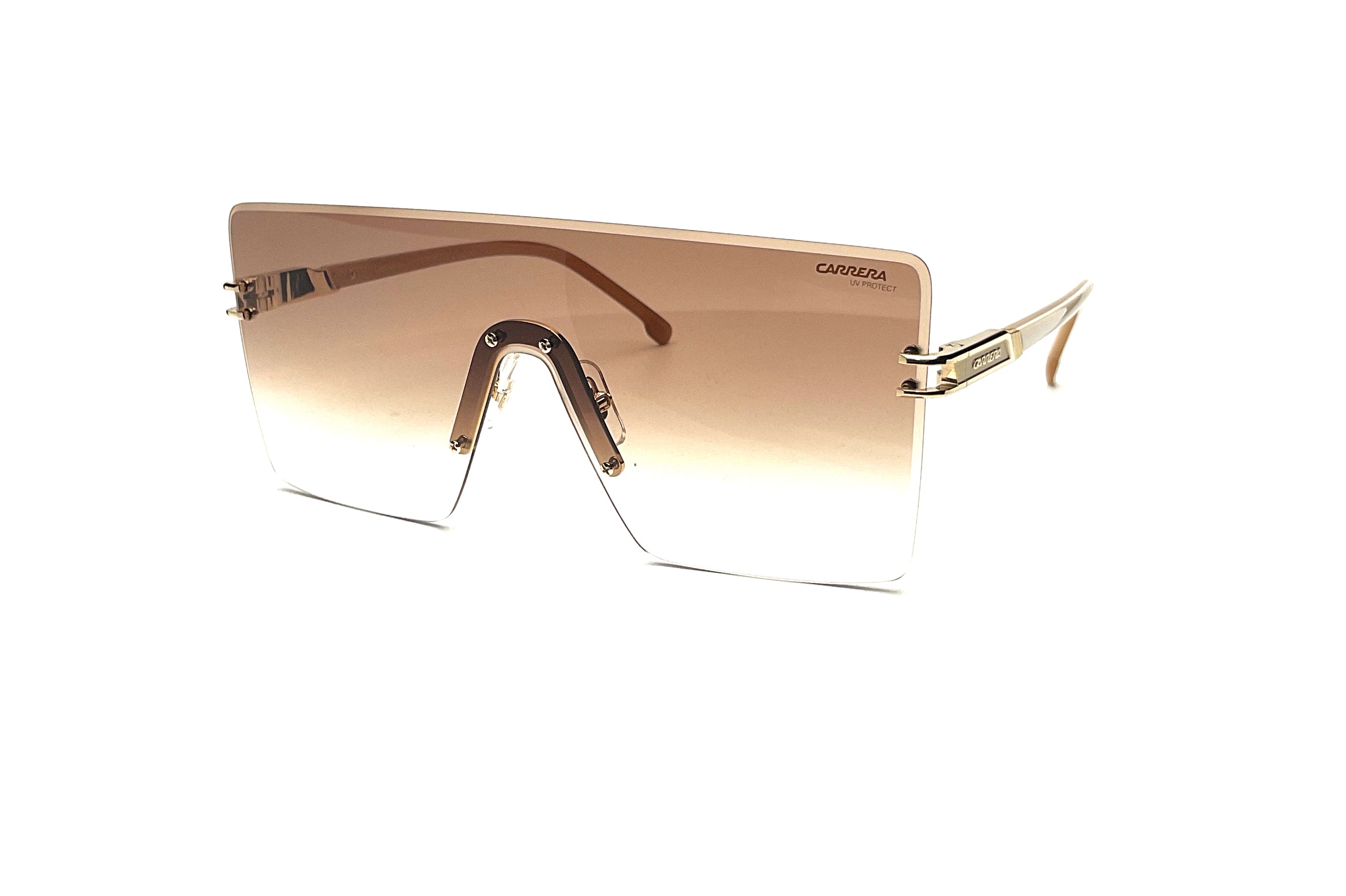 Carrera 1075 Sunglasses - Gold Ivory Frame with UV Protection - Perfect for Driving, Outdoor Sports & Fashion Accessories