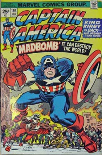 Captain America And The Falcon #193 Comic Book - The Madbomb: Screamer In The Brain! | Marvel Superhero Action, Collectible Vintage Comic for Fans & Gifts
