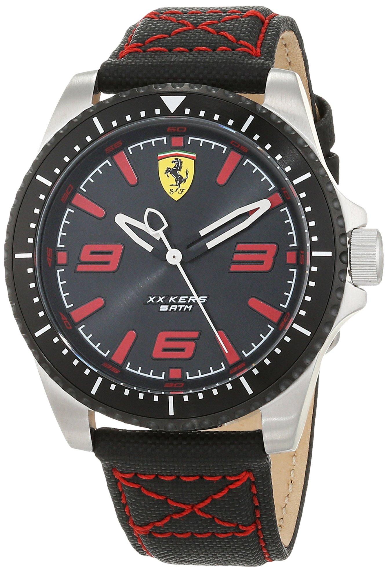 Ferrari Men's 830483 Quartz Black Watch - Stylish Luxury Timepiece for Business, Casual & Formal Wear