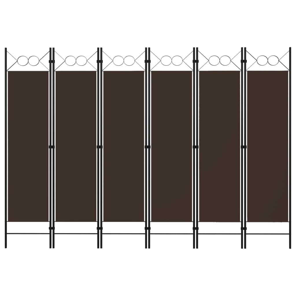 6-Panel Folding Room Divider Screen - 94.5