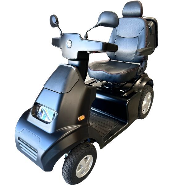 AFIKIM Afiscooter S 4 Wheel Mobility Scooter for Adults - Electric Powered Disability Scooter with Comfortable Seat & Long Battery Life - Perfect for Shopping, Travel & Outdoor Activities