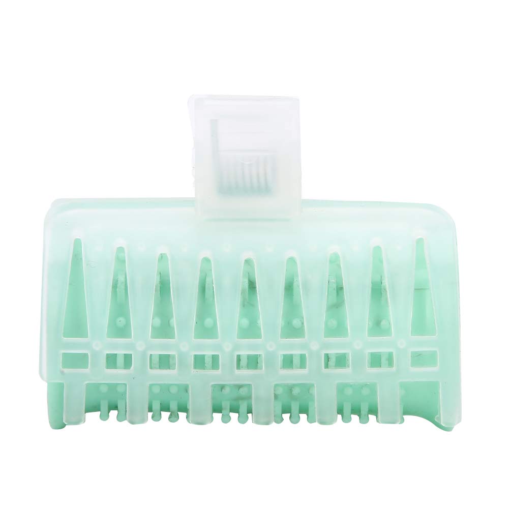 Green Self-Grip Hair Rollers Set for Curly & Wavy Styles - Salon & Home Hair Styling Tool - Perfect for DIY Hairstyling, Parties & Special Occasions