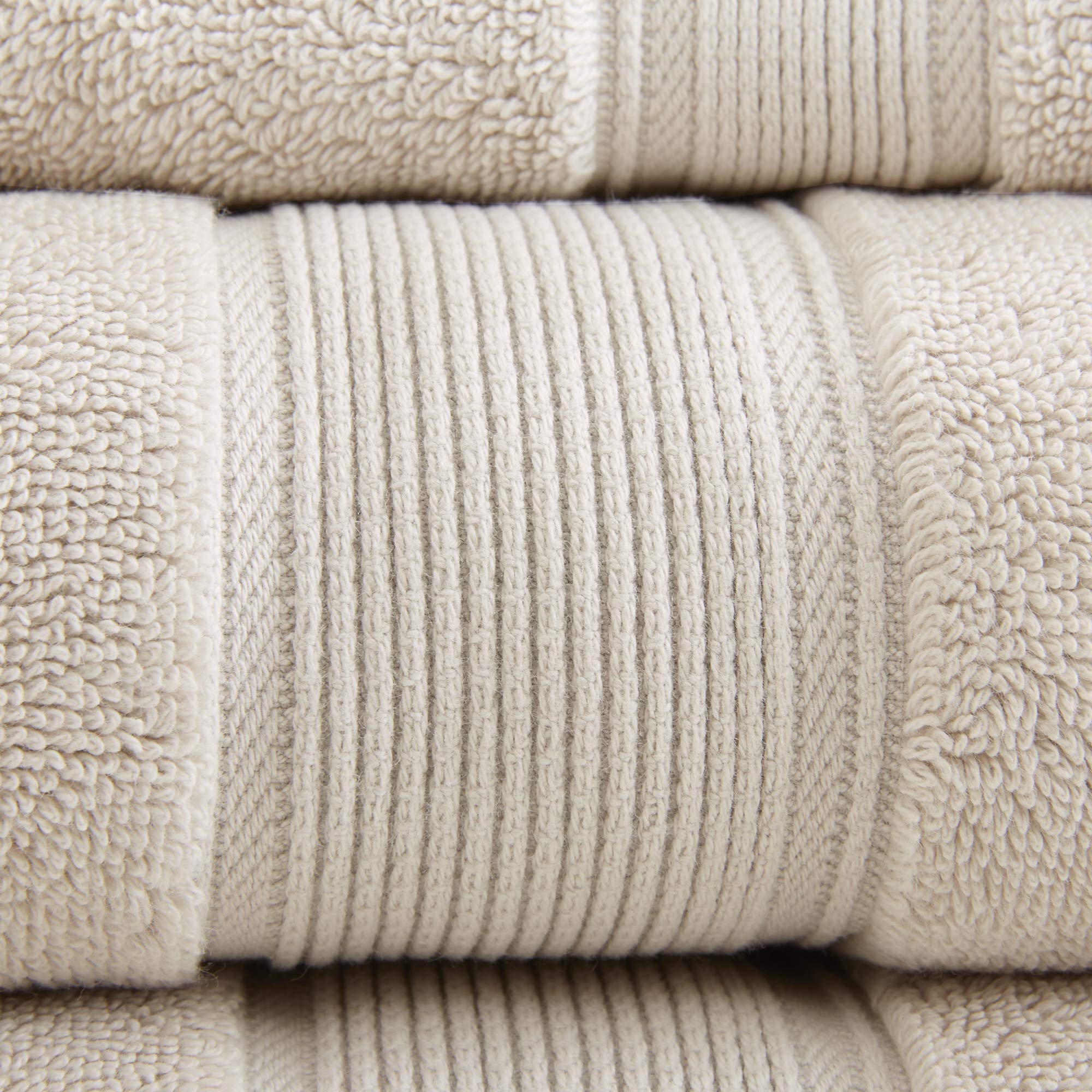 Madison Park Signature 800GSM 100% Cotton Bath Towel Set of 8 (2 Bath Towels, 2 Hand Towels, 4 Washcloths) - Ultra Absorbent, Quick Dry, Spa Quality Luxury Towels for Bathroom, Hotel & Home Use
