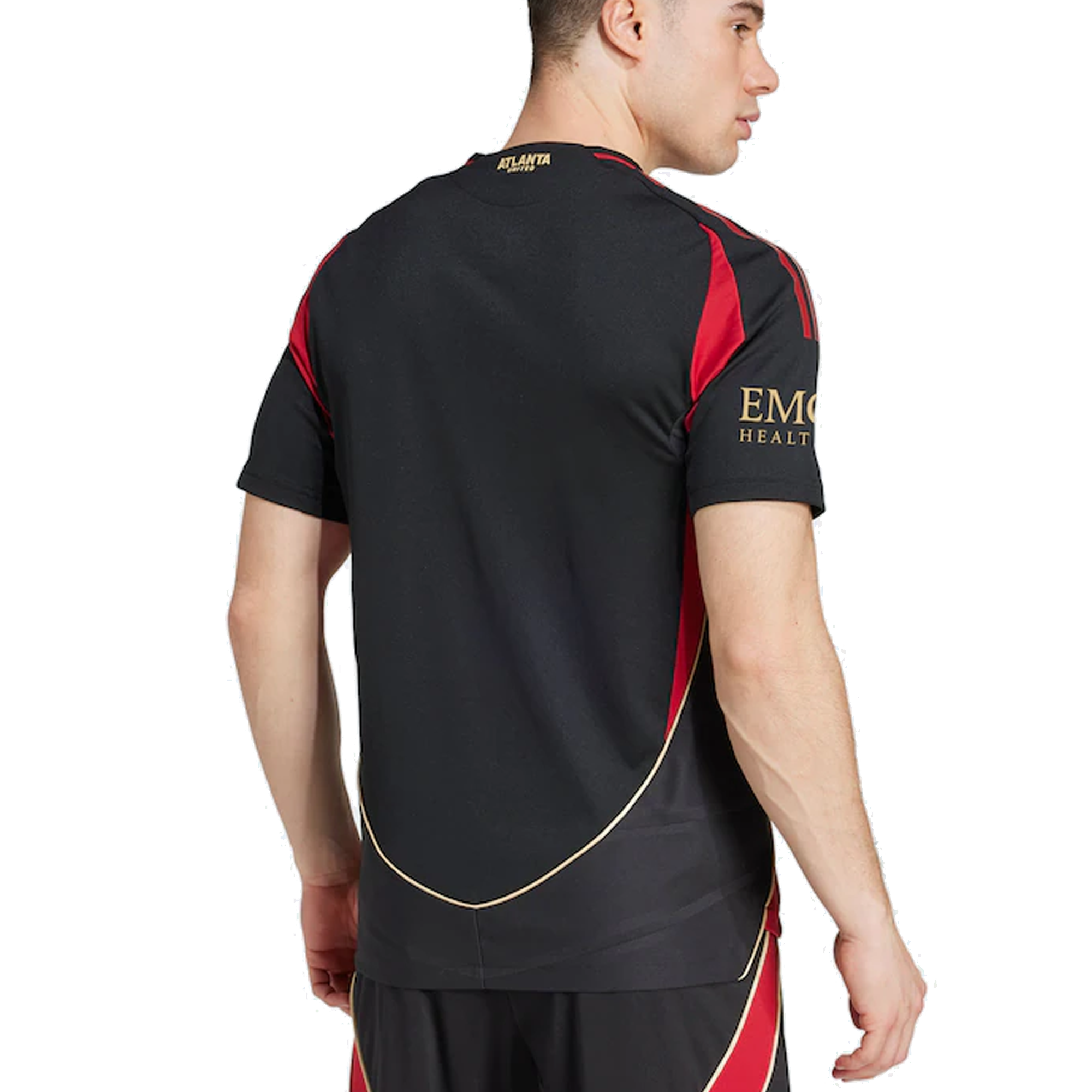 Adidas Josh Cohen Atlanta United Authentic Home Jersey 25/26 with MLS Patches - Red & Black Soccer Shirt for Fans & Match Days