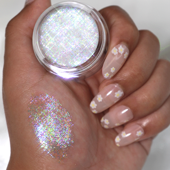 Holographic Glitter Gel for Nails - 002 Miss Me Yet - Perfect for Nail Art, DIY Manicures & Party Makeup Looks