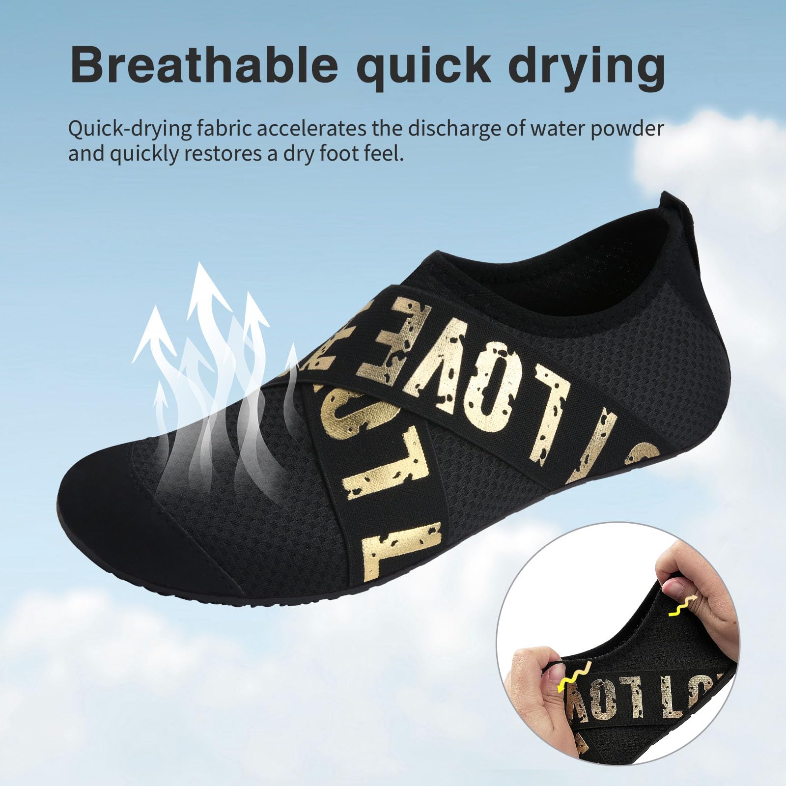 **Men's & Women's Quick-Dry Water Shoes - Barefoot Beach Pool Shoes for Surfing, Swimming, Yoga & Water Sports | Ideal for Beach, Pool & Outdoor Activities**