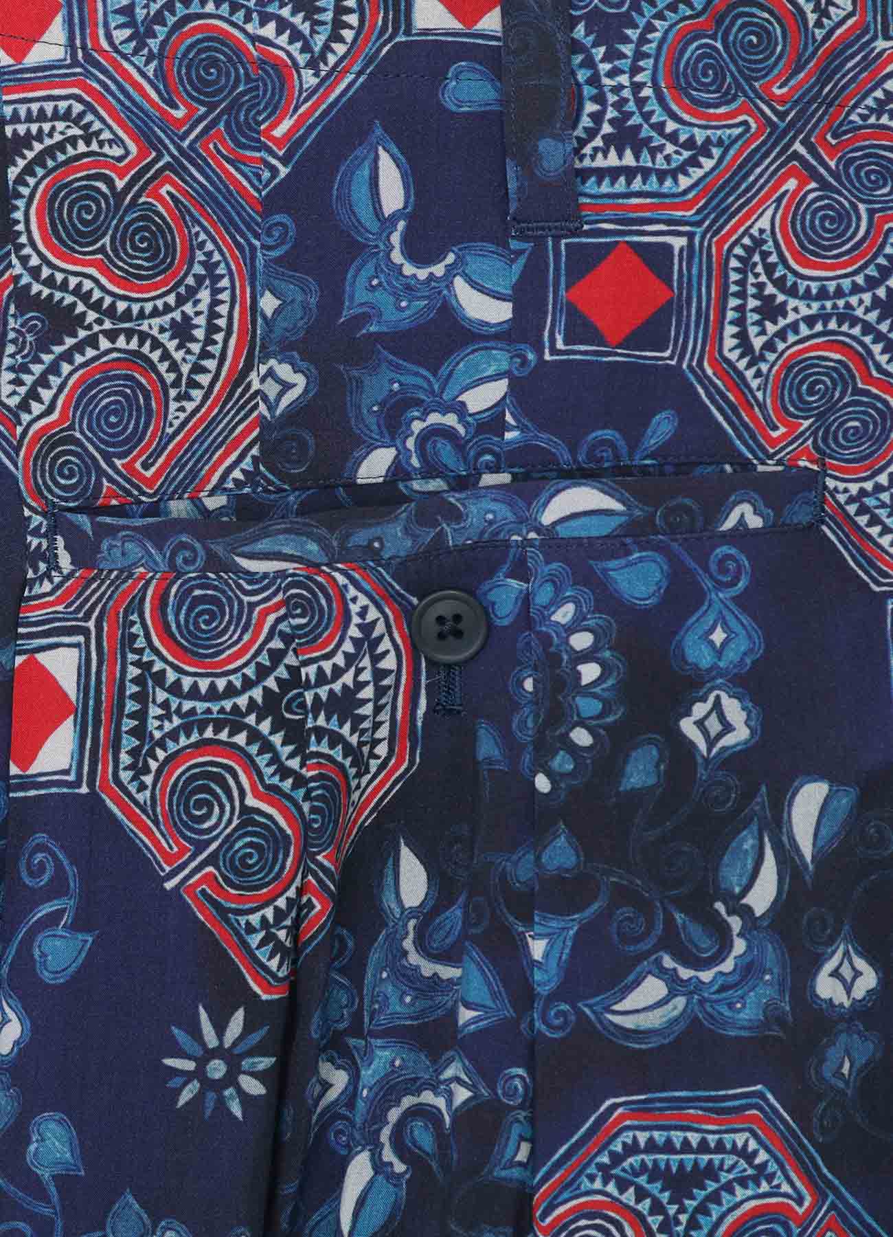 Chinoiserie C Printed Drawstring Balloon Pants - Stylish Loose Fit for Women, Boho Chic Fashion, Lounge & Casual Wear