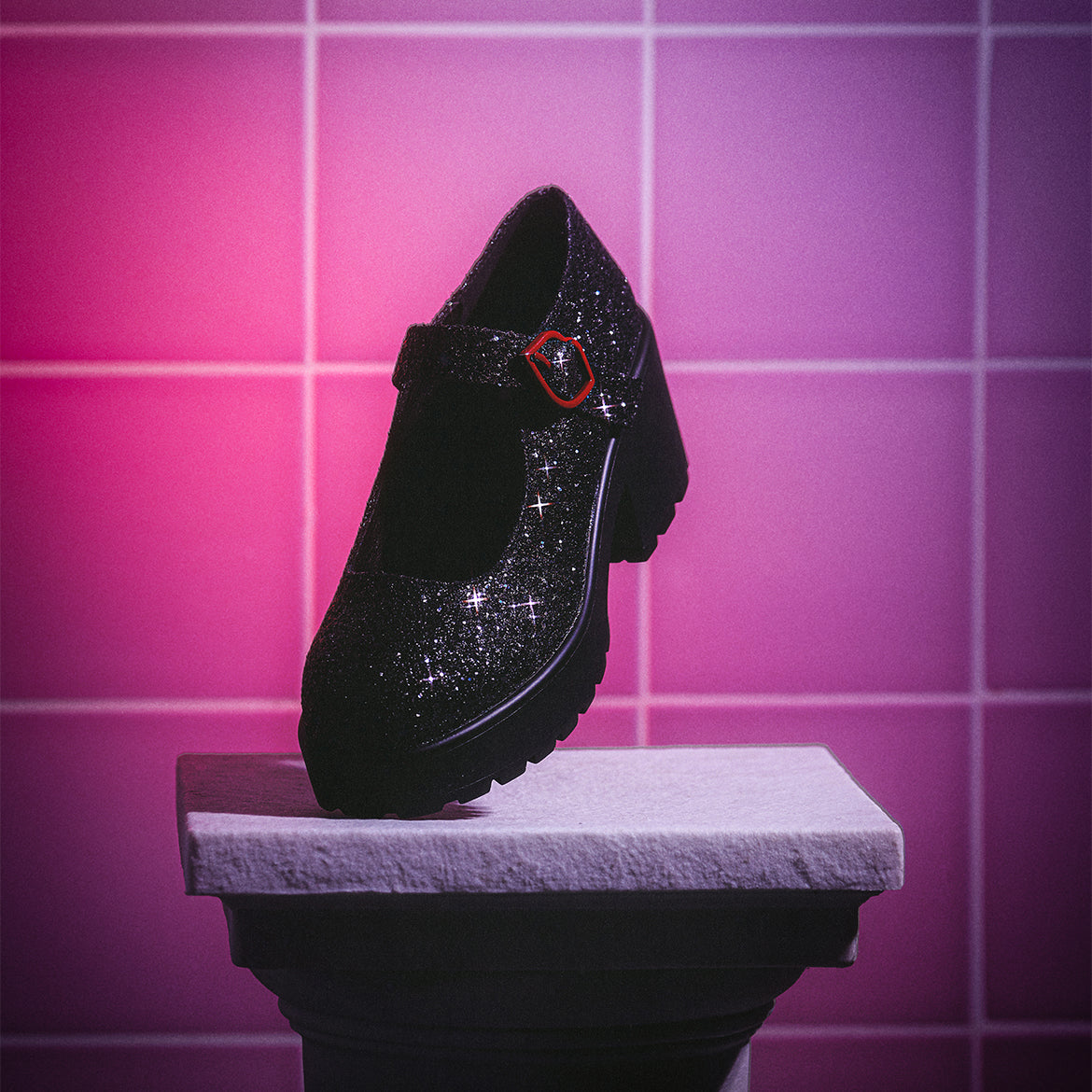 Sparkly Mary Jane Shoes 'Columbia’s Solo Edition' – Elegant & Comfortable for Weddings, Parties, and Special Occasions
