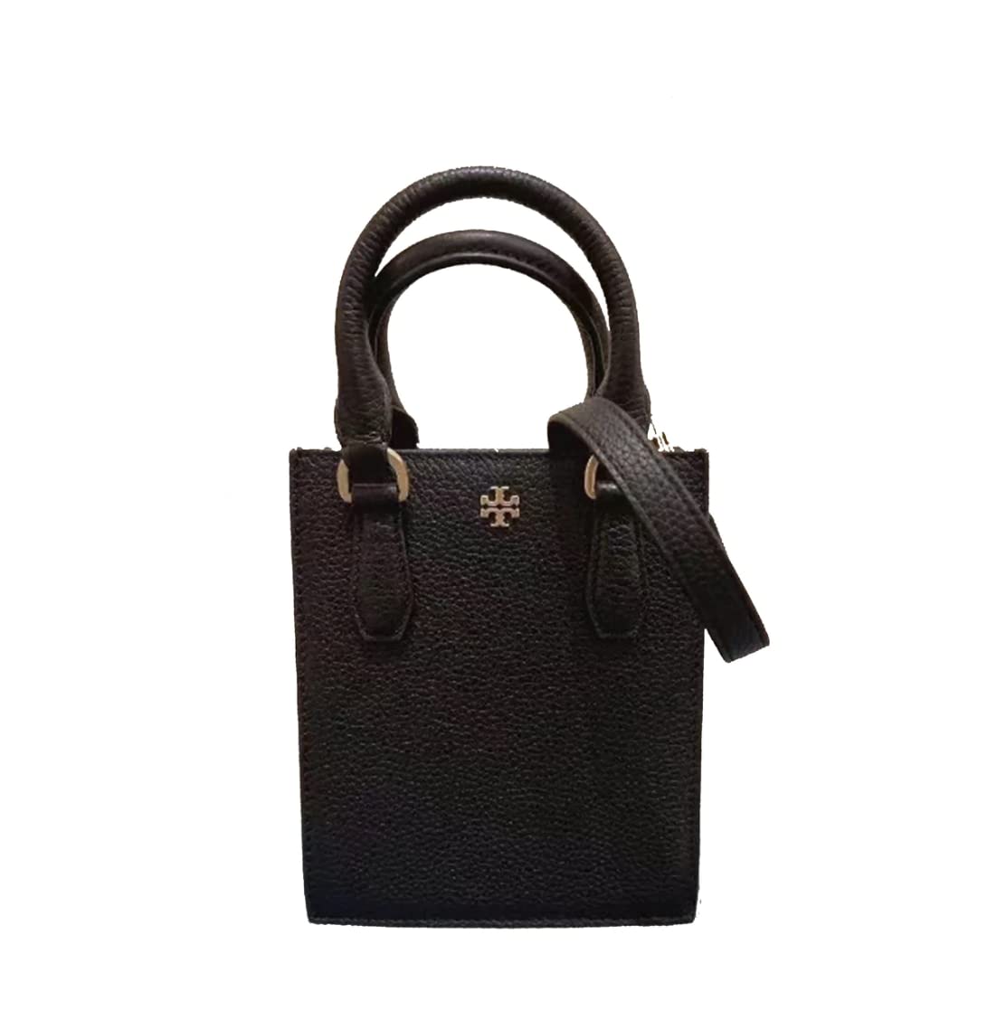 Tory Burch Women's Blake Mini Shopper Tote Bag - Stylish & Lightweight Leather Handbag for Work, Travel & Everyday Use
