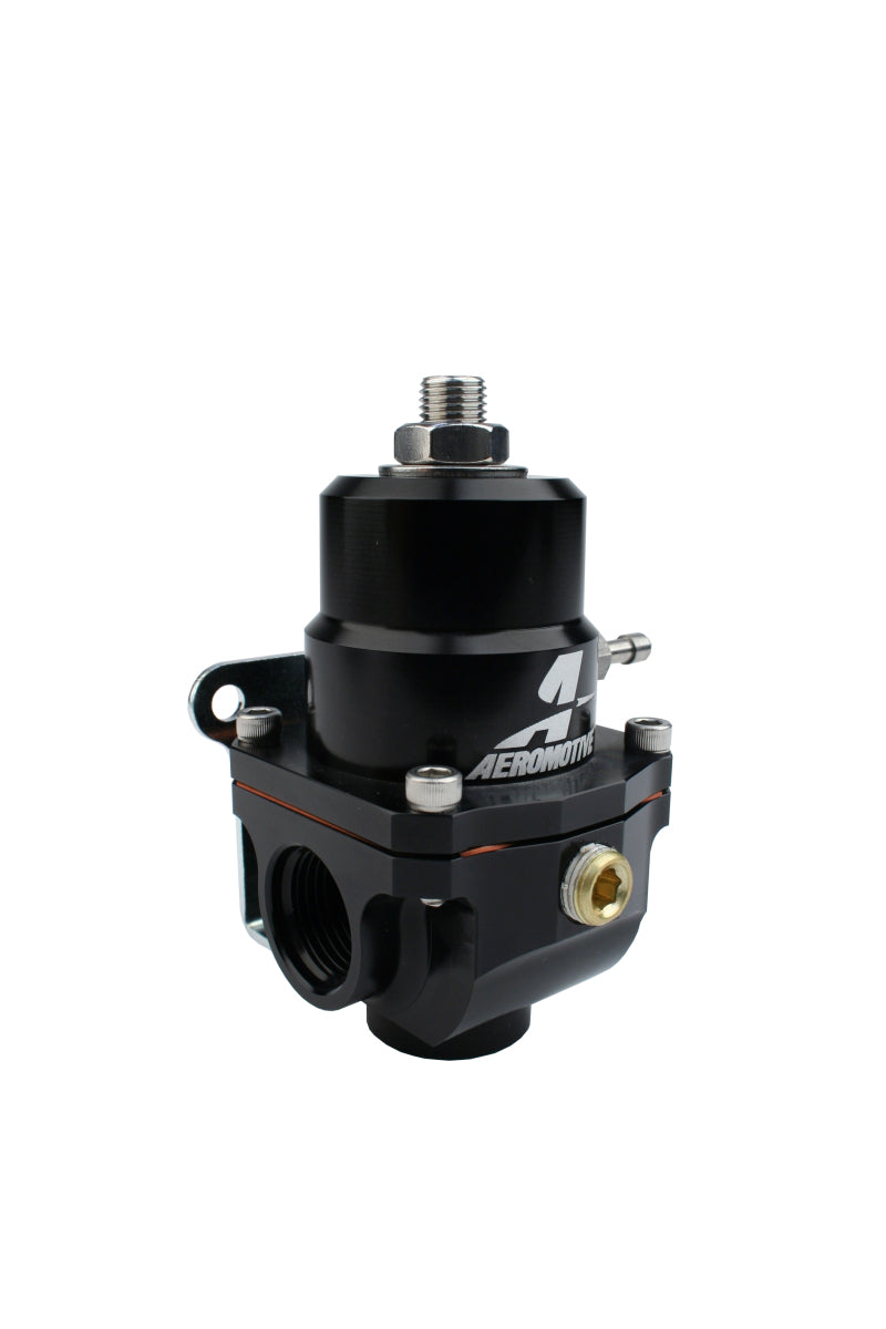 Aeromotive Adjustable Fuel Pressure Regulator 35-75 PSI with .313 Valve & Dual 08 Inlets/Return - Perfect for High-Performance & Racing Engines