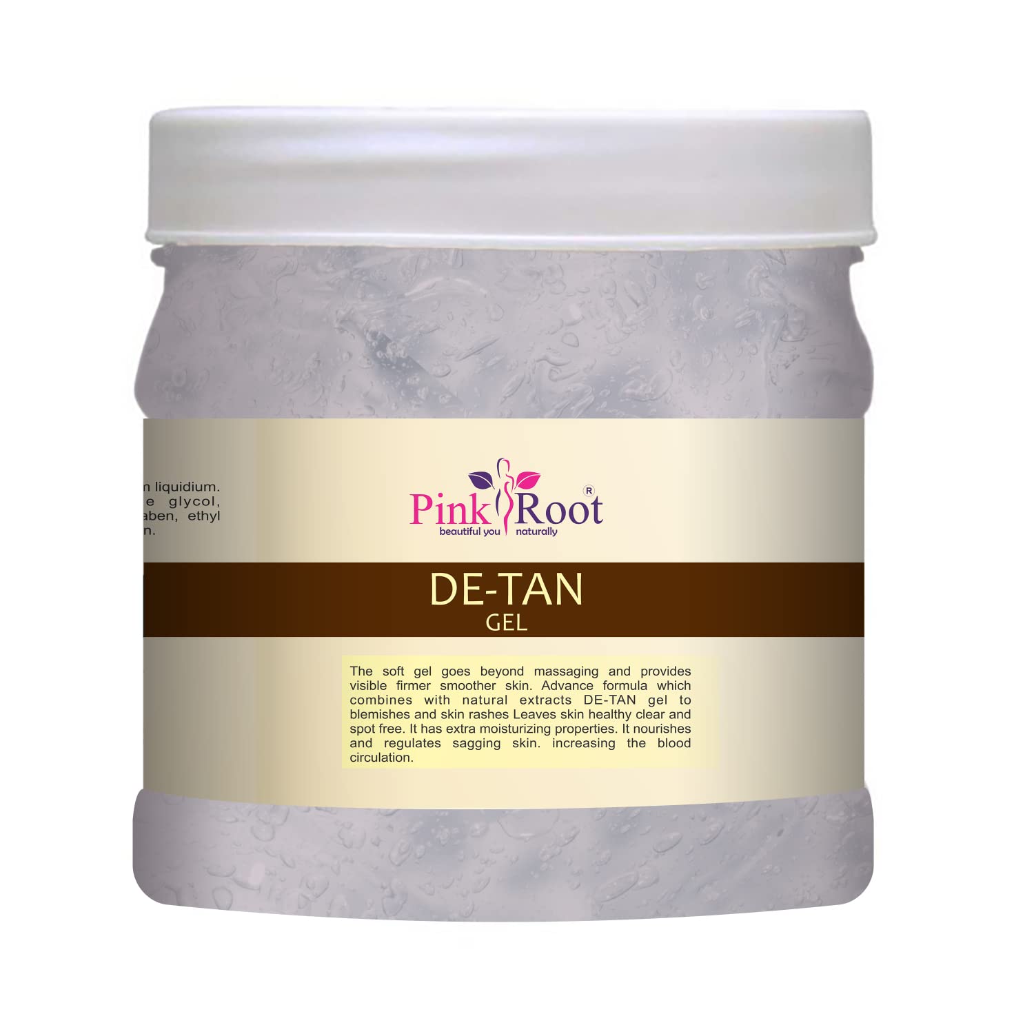 Pink Root DE-TAN Gel with Milk & Honey Extract - 500gm Brightening Face Wash for Glowing Skin | Perfect for Daily Skincare & Sun Damage Repair