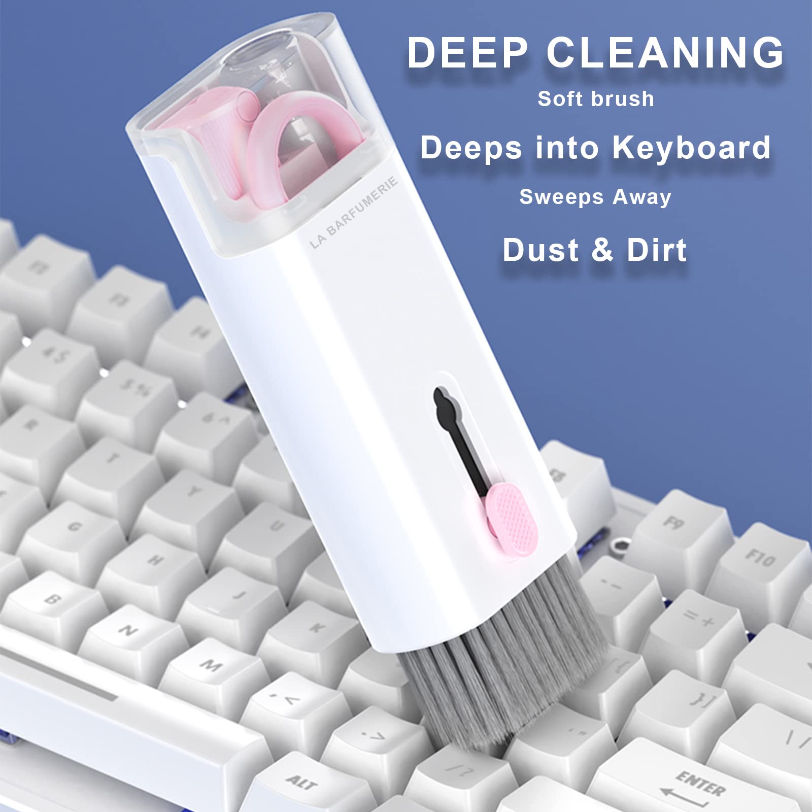Premium Electronics Cleaning Kit - Keyboard Brush, AirPods Cleaning Tool & Phone Screen Cleaner for MacBook, Laptop, Computer, AirPods Pro & Headphones | Perfect for Home, Office & Travel Use