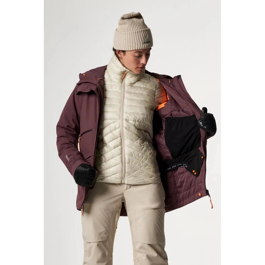 Orage Women's Grace Insulated Winter Jacket 2025 - Waterproof Windproof Warm Coat for Skiing, Snowboarding & Outdoor Activities