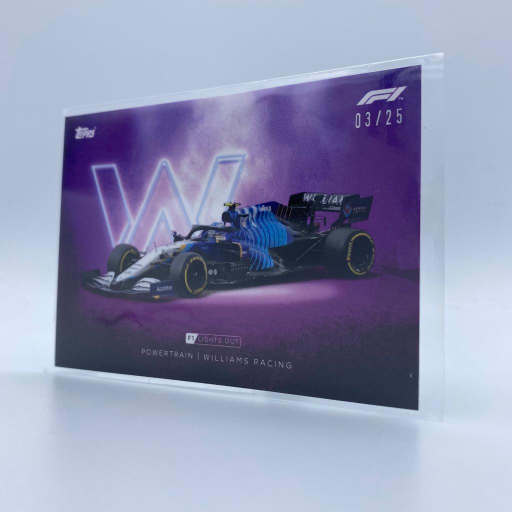 Williams Powertrain Purple Parallel Baseball Card - Rare Collectible Sports Memorabilia for Fans & Collectors - Perfect for Trading, Display, and Investment
