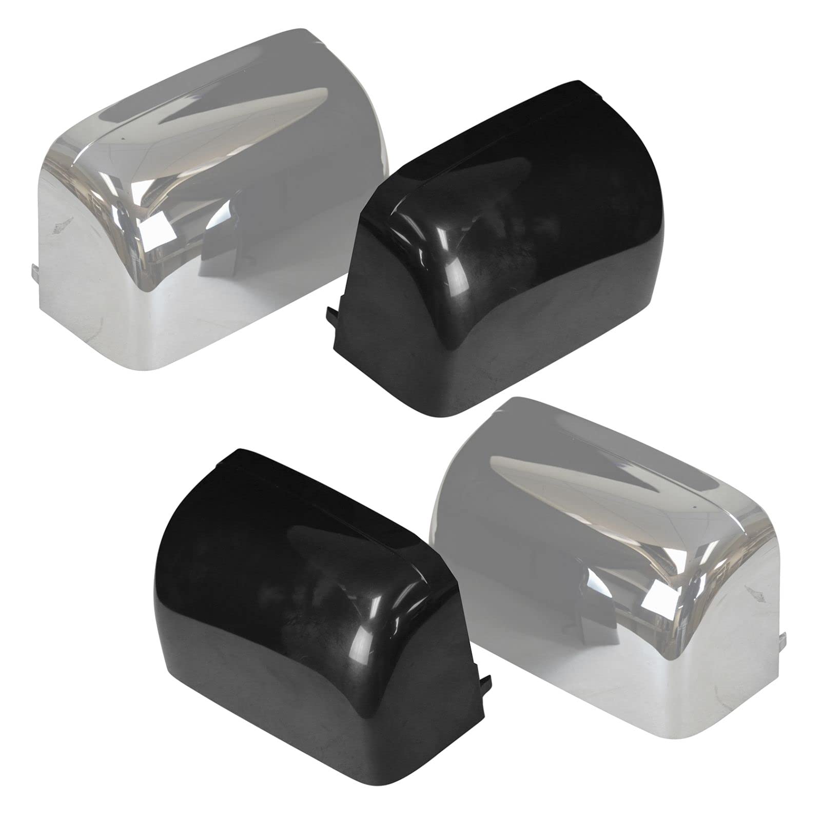 Power Heated Towing Mirrors with Turn Signal & Clearance Lights - Chrome Pair Compatible with SD Pickup Trucks - Perfect for Towing, Camping & Off-Road Adventures
