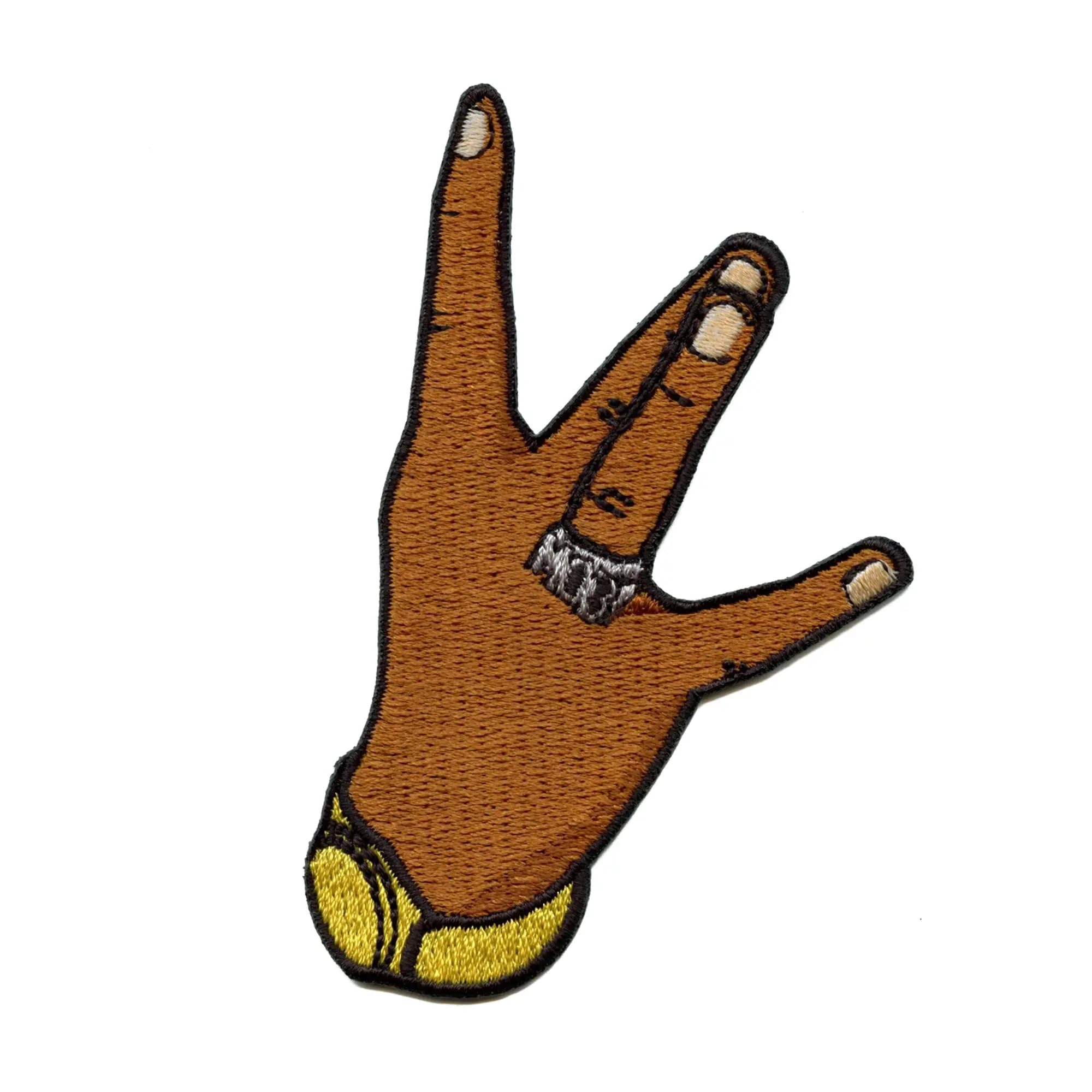 West Coast Mob Ring Patch Hand Sign Rapper Embroidered Iron On - Gangster Style Hip Hop Fashion Accessory for Jackets, Hats & Bags