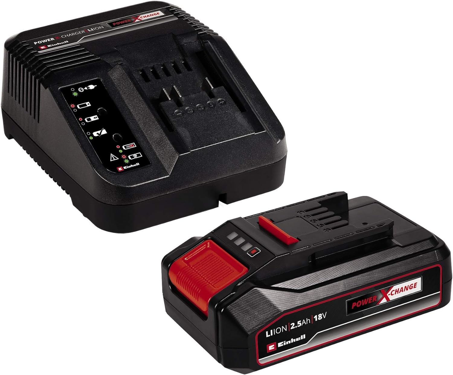 Einhell 4513927 TC-CD 18/35 li-Solo Cordless Drill with 2.5Ah Battery & Power X-Change Charger - Beginner DIY Tool Kit for Home Improvement, Woodworking, and Construction Projects