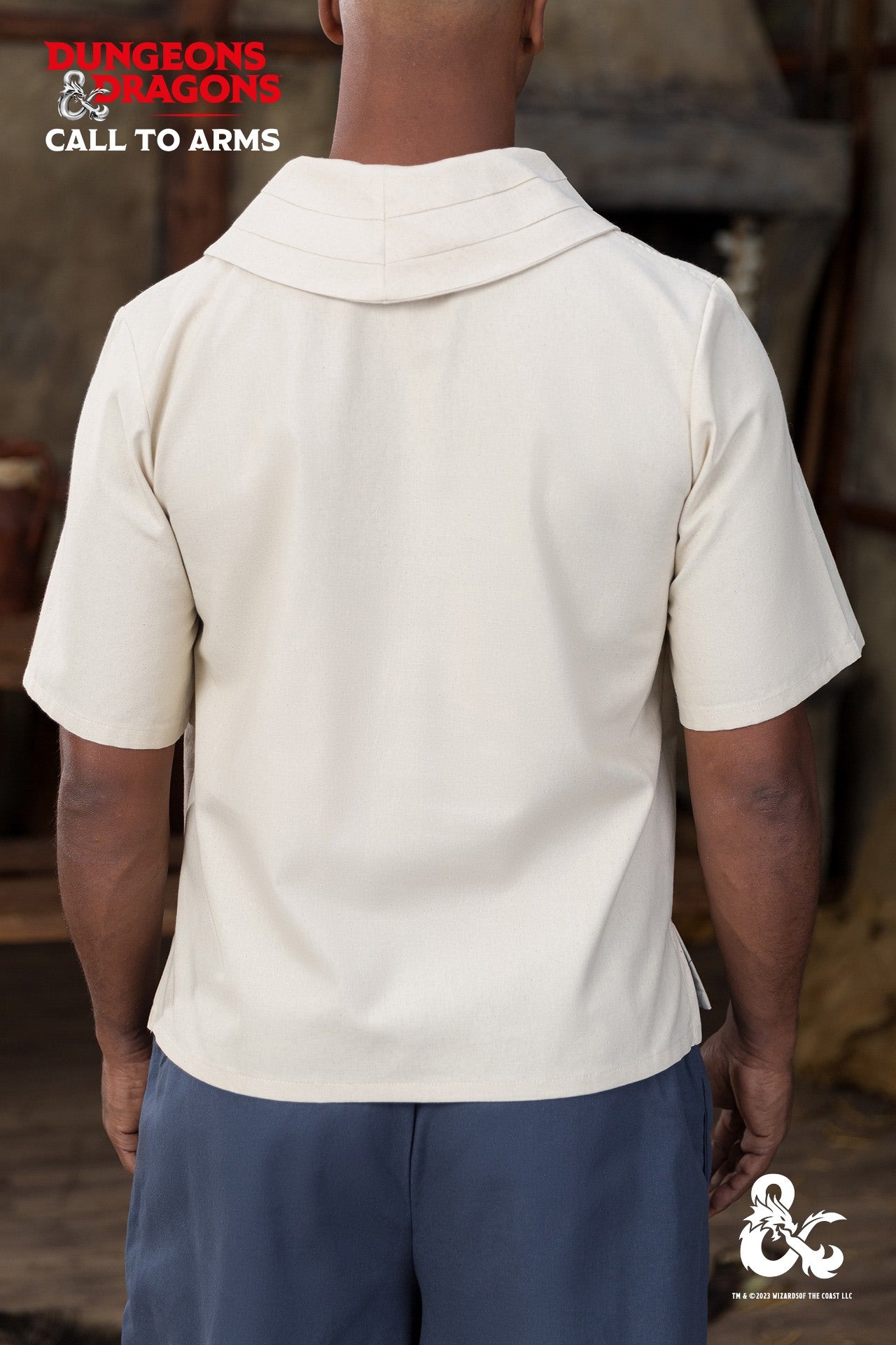 Dungeons & Dragons Monk T-Shirt - Natural Cotton Gaming Apparel for D&D Fans & Tabletop RPG Enthusiasts | Perfect for Cosplay, Game Nights & Fantasy Conventions