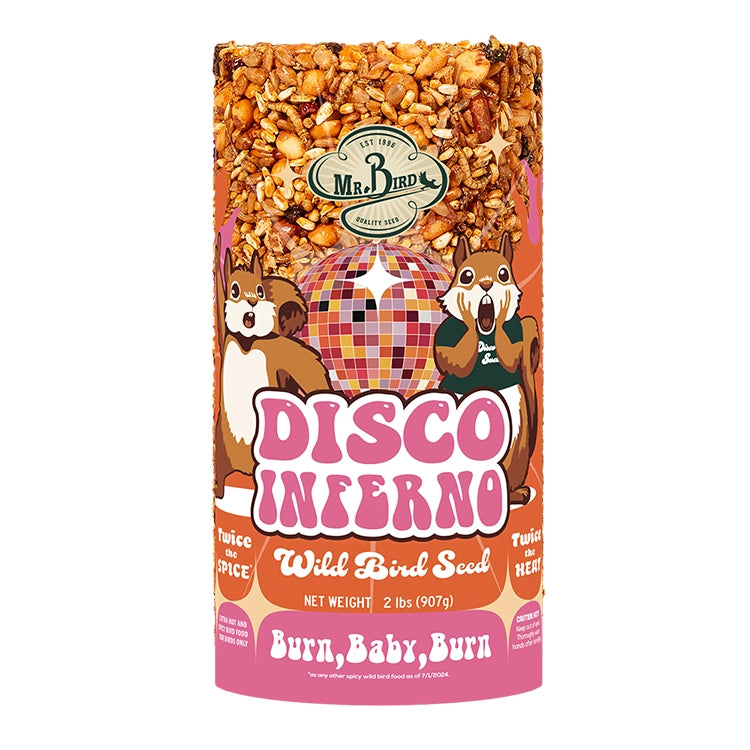 Disco Inferno Small Cylinder LED Party Light - Perfect for Nightclubs, DJ Events, and Home Dance Parties