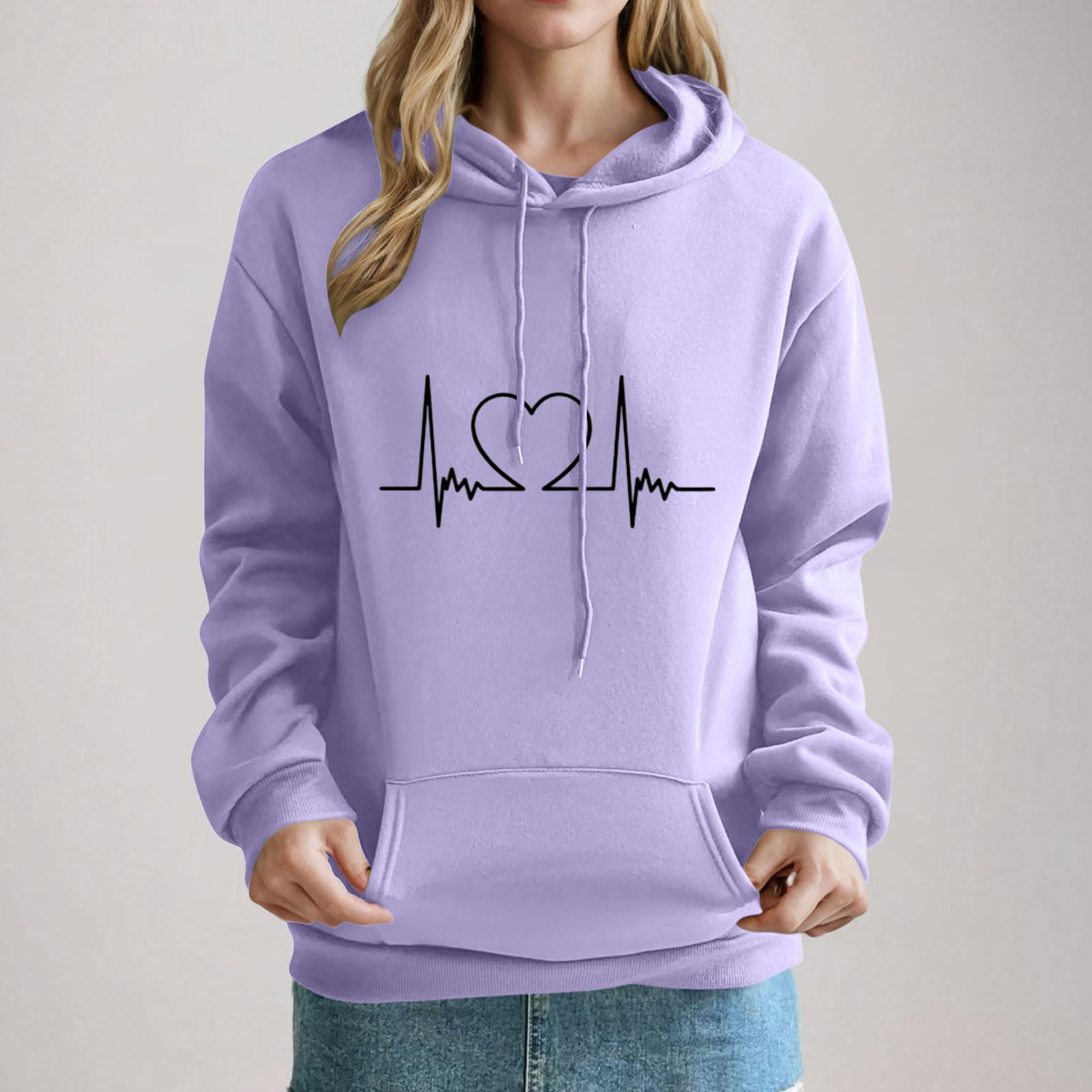 Women's Pullover Hoodie - Soft Fleece Sweatshirt for Casual Wear & Lounge | VOGFFR Cozy Winter Fashion for Women | Perfect for Everyday Outfits, Gym & Coffee Dates