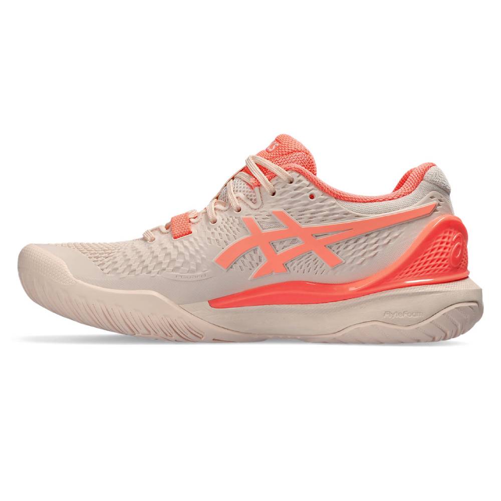 ASICS Gel Resolution 9 Women's Tennis Shoes - Pink/Sun Coral | High-Performance Court Shoes for Women | Perfect for Competitive Tennis & Training Sessions