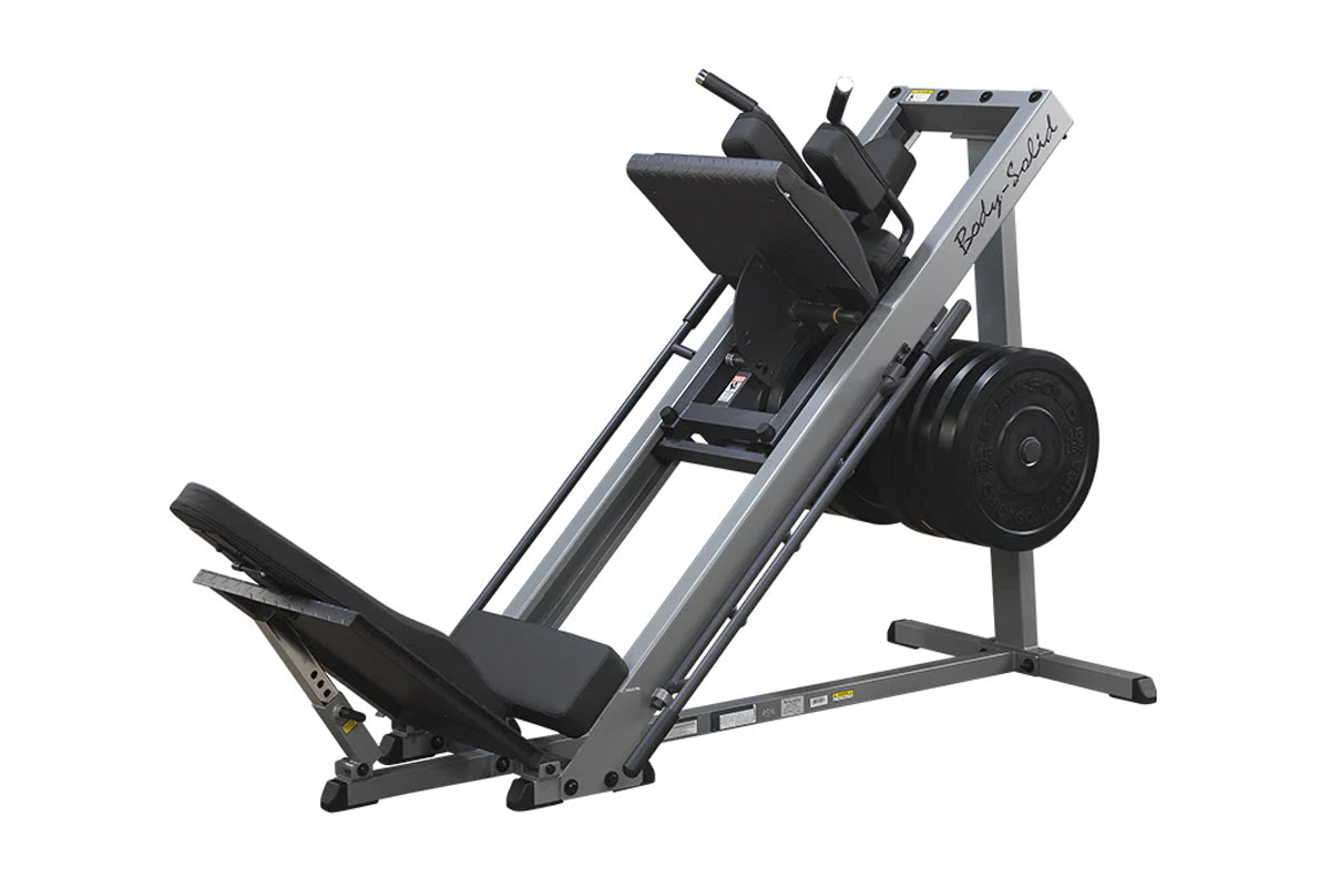 Body Solid GLPH1100B Leg Press & Hack Squat Machine for Home Gym - Strength Training Equipment for Legs, Glutes Workout | Perfect for Home Fitness, Commercial Gyms & Personal Training Studios
