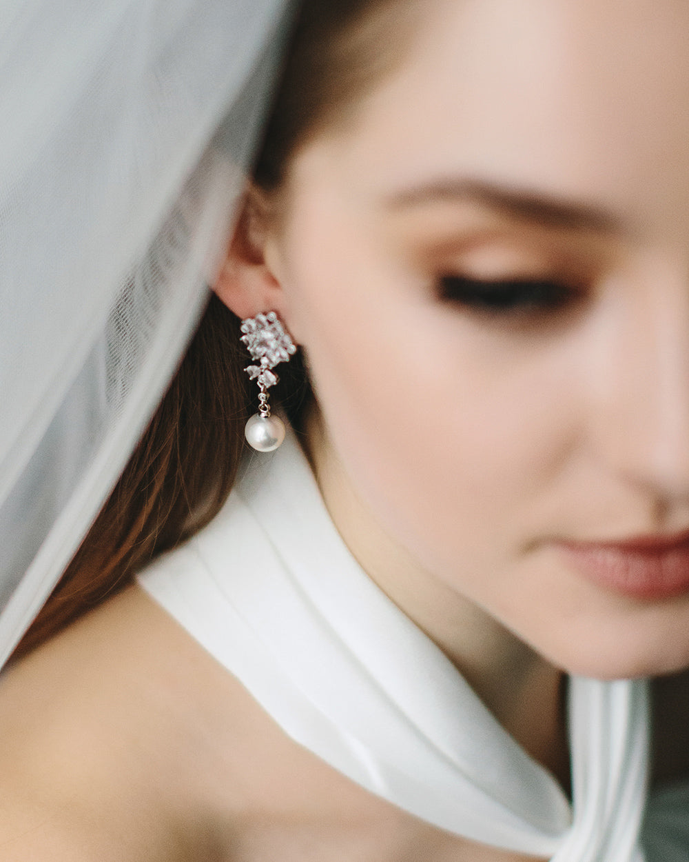 Elegant Henley Pearl Drop Earrings for Women – Classic Dangle Jewelry for Weddings, Parties & Special Occasions