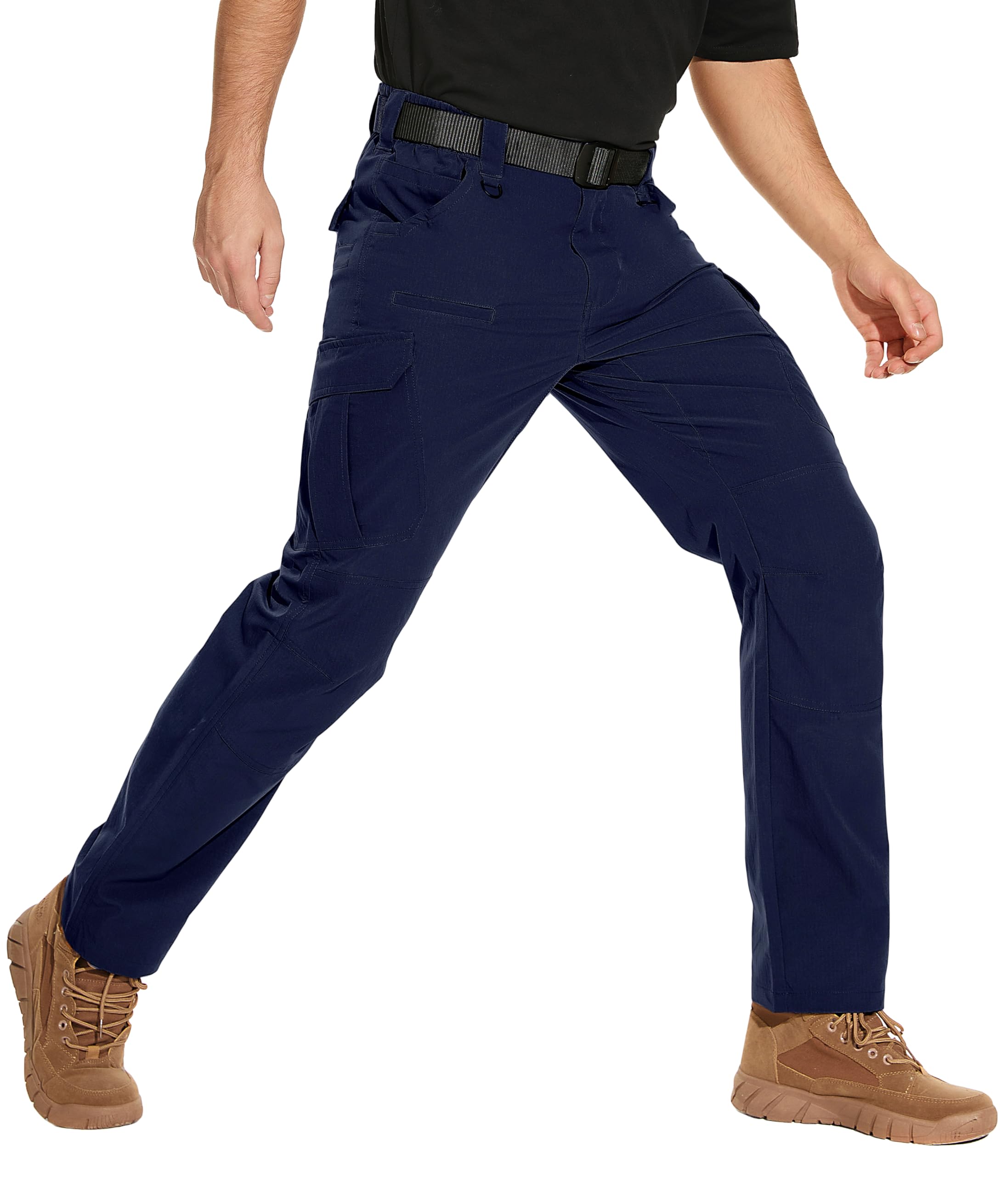 NATUVENIX Men's Tactical Cargo Pants - Water Resistant, Lightweight Ripstop Hiking & Outdoor Work Pants - Perfect for Camping, Hiking, and Outdoor Adventures