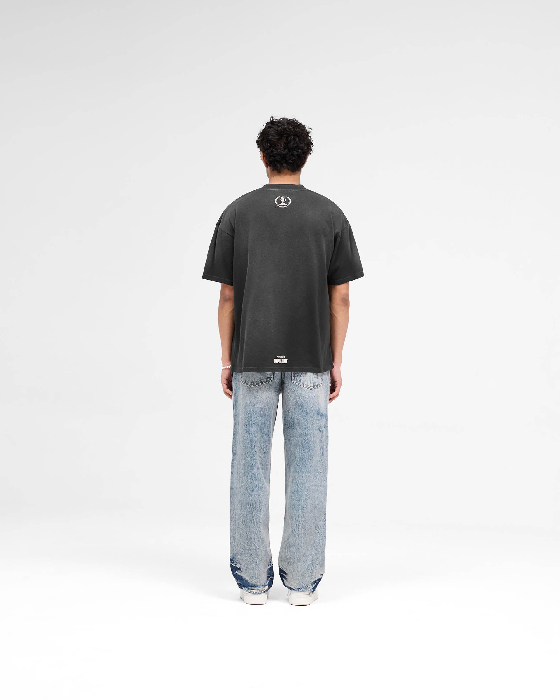 World Championship T-Shirt - Stained Black Design | Comfortable & Stylish for Sports, Gym & Casual Wear