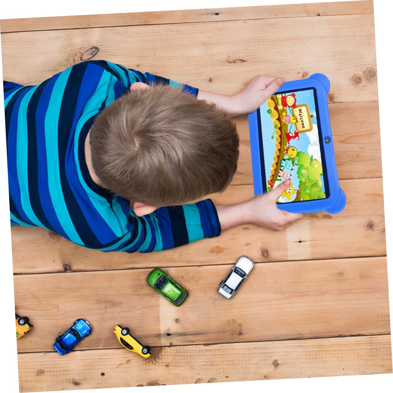 Uonlytech Kids Tablet - 7 Inch Android WiFi Learning Tablet for Children | Educational Games, Parental Control, Durable Design for Home & Travel Use