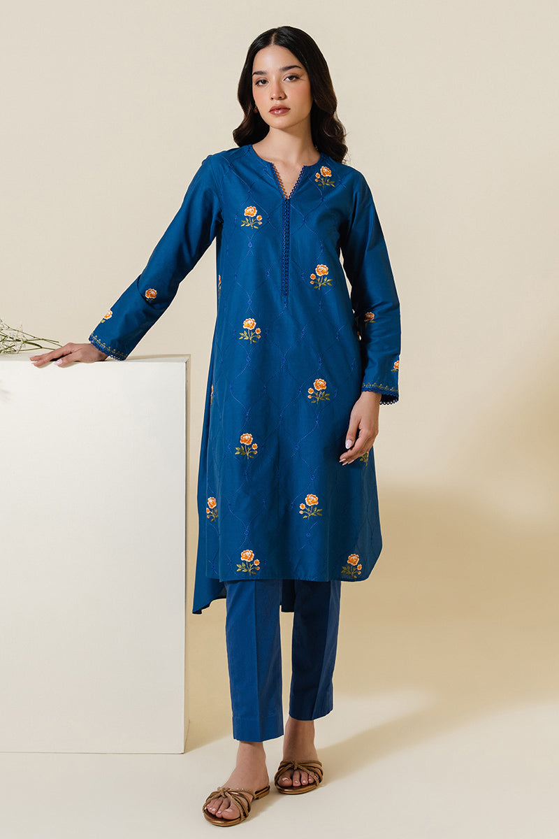 INDIGO ZEAL Embroidered Casual Shirt for Men - Stylish Cotton Button Down Shirt for Office, Date Night & Summer Outfits