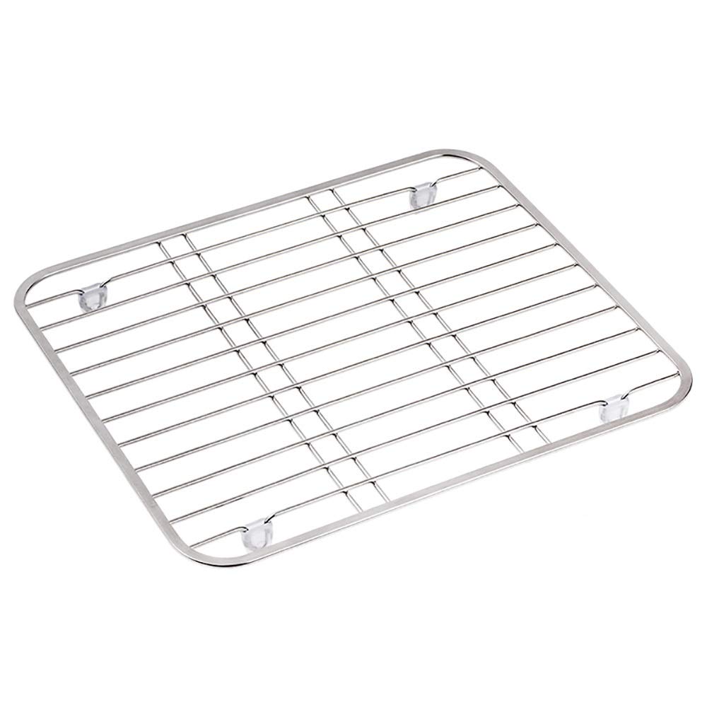Stainless Steel Dish Drainer Rack for Kitchen Sink - Multi-Purpose Fruit & Vegetable Drying Rack - Space-Saving Tableware Organizer - Bathroom Storage Shelf with Wheels - Perfect for Small Kitchens, Apartments & RV Living