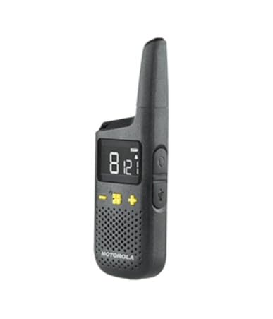 OSAT Motorola XT185 16-Channel UHF Two-Way Radio Twin Pack - Waterproof Walkie Talkies with Long Battery Life for Outdoor Adventures, Construction Sites & Emergency Communication