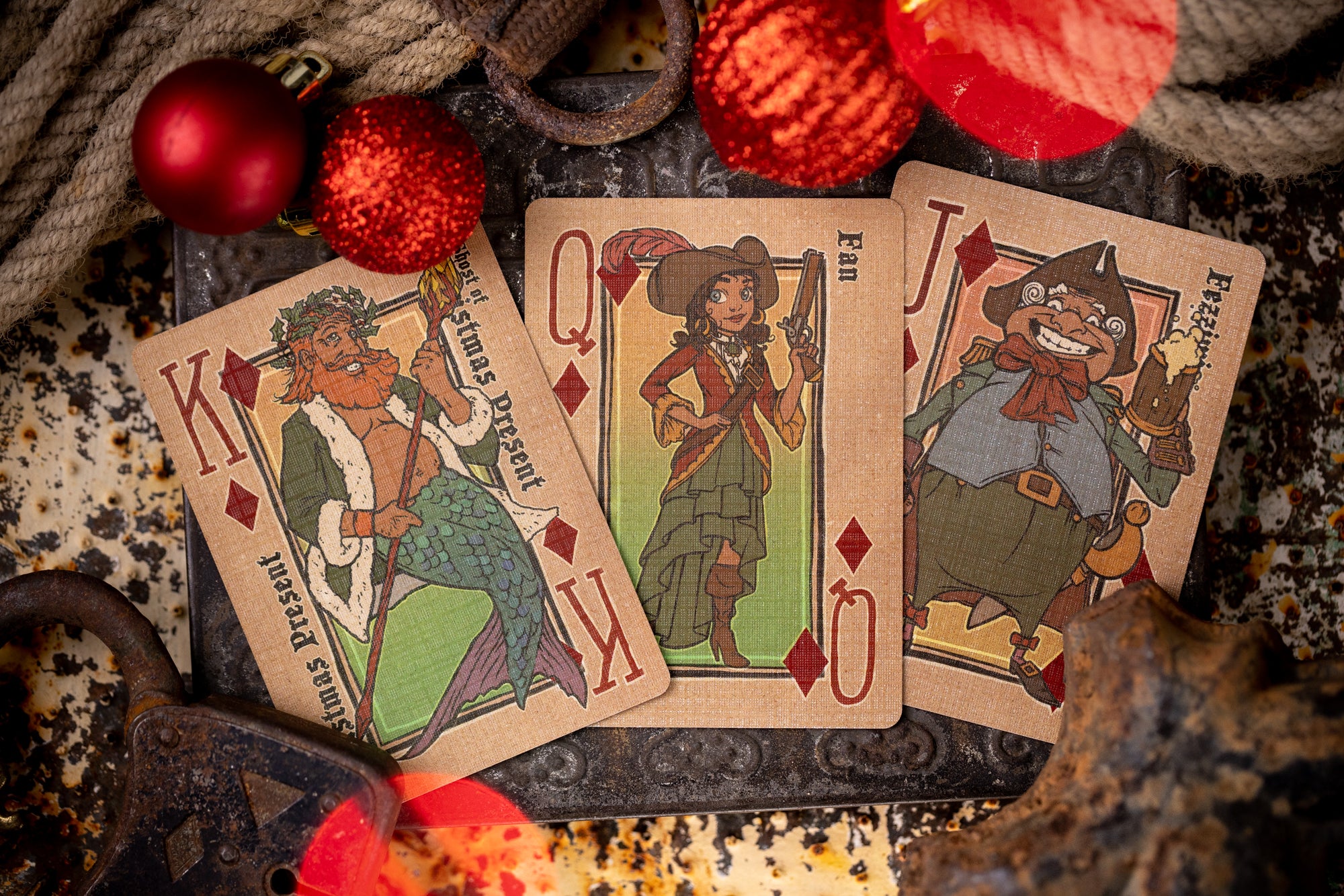 Premium Pirate Carol Luxury Playing Cards - Elegant Deck for Poker, Magic Tricks & Collectors - Perfect for Game Nights, Gifts & Themed Parties