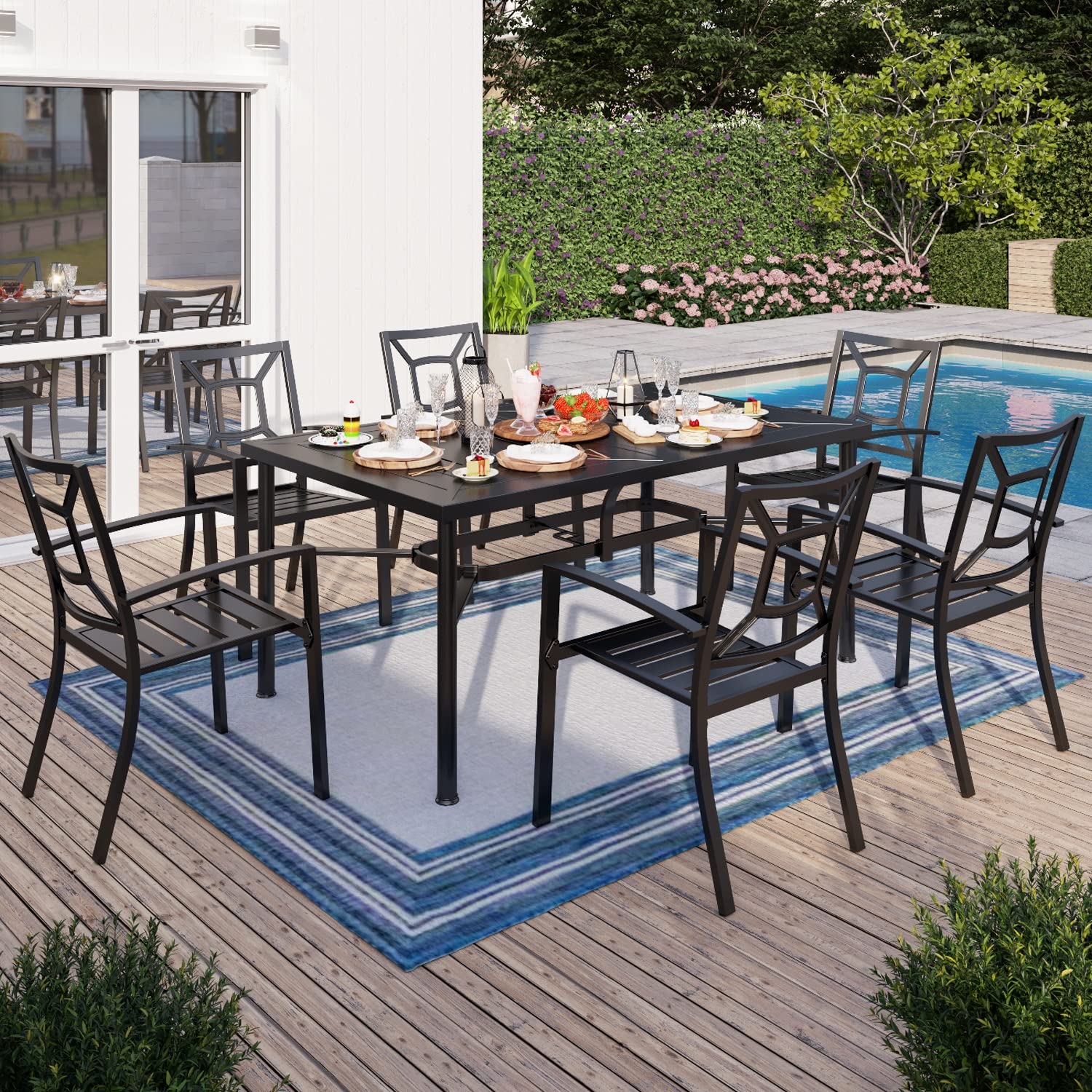 Sophia & William 7-Piece Outdoor Dining Set - 64