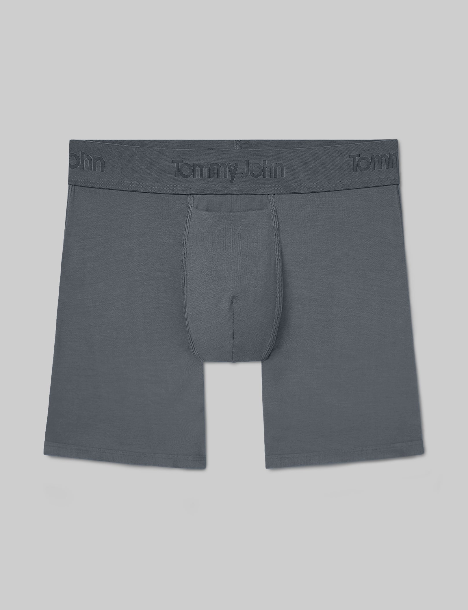 Second Skin Mid Length Boxer Briefs - 6 Pack Ultra Soft Breathable Men's Underwear for All-Day Comfort - Perfect for Workouts, Travel & Everyday Wear