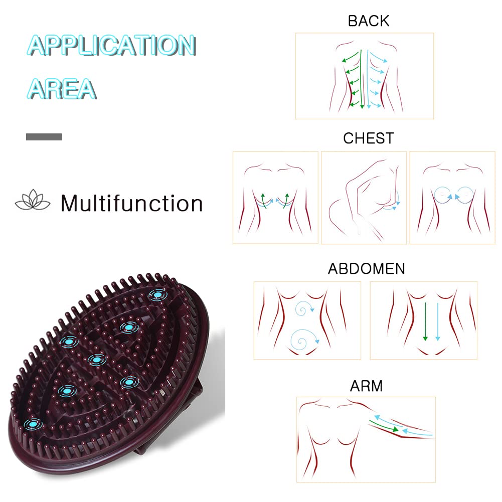 Deep Tissue Handheld Massager - Palm Shaped Massage Glove for Neck, Back, Feet, Legs & Full Body Relaxation - Perfect for Home, Office & Travel Use
