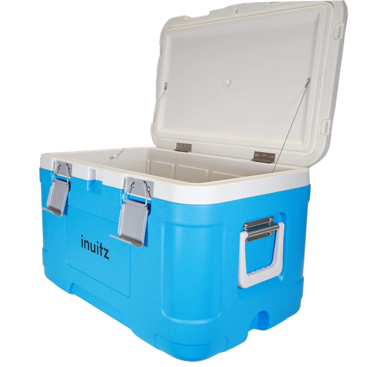 Inuitz 50L Portable Wheeled Cooler - Beach, Camping, Picnic & Outdoor Refrigerator with Wheels | Perfect for Tailgating, BBQs, Fishing Trips & Road Trips