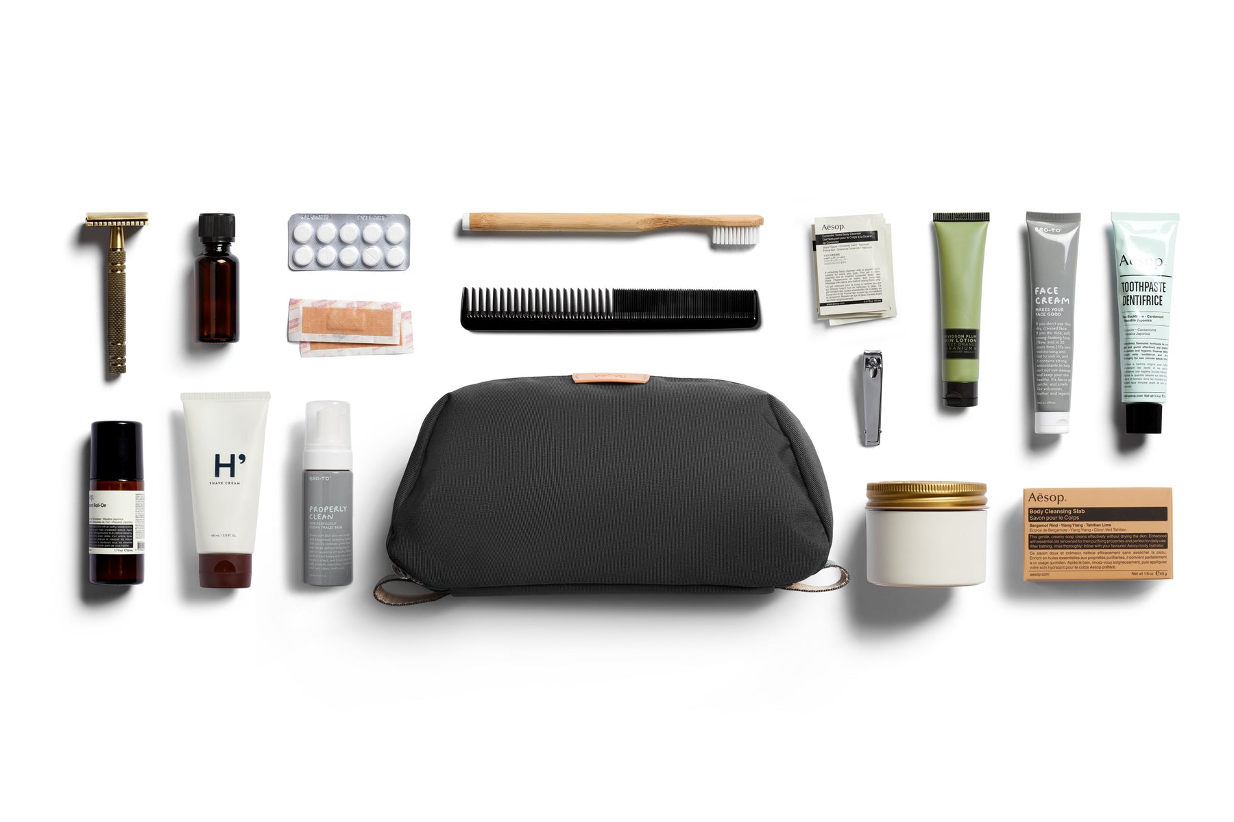 Bellroy Premium Travel Toiletry Kit - Water-Resistant Organizer for Men & Women - Perfect for Airplane, Gym, Camping & Business Trips