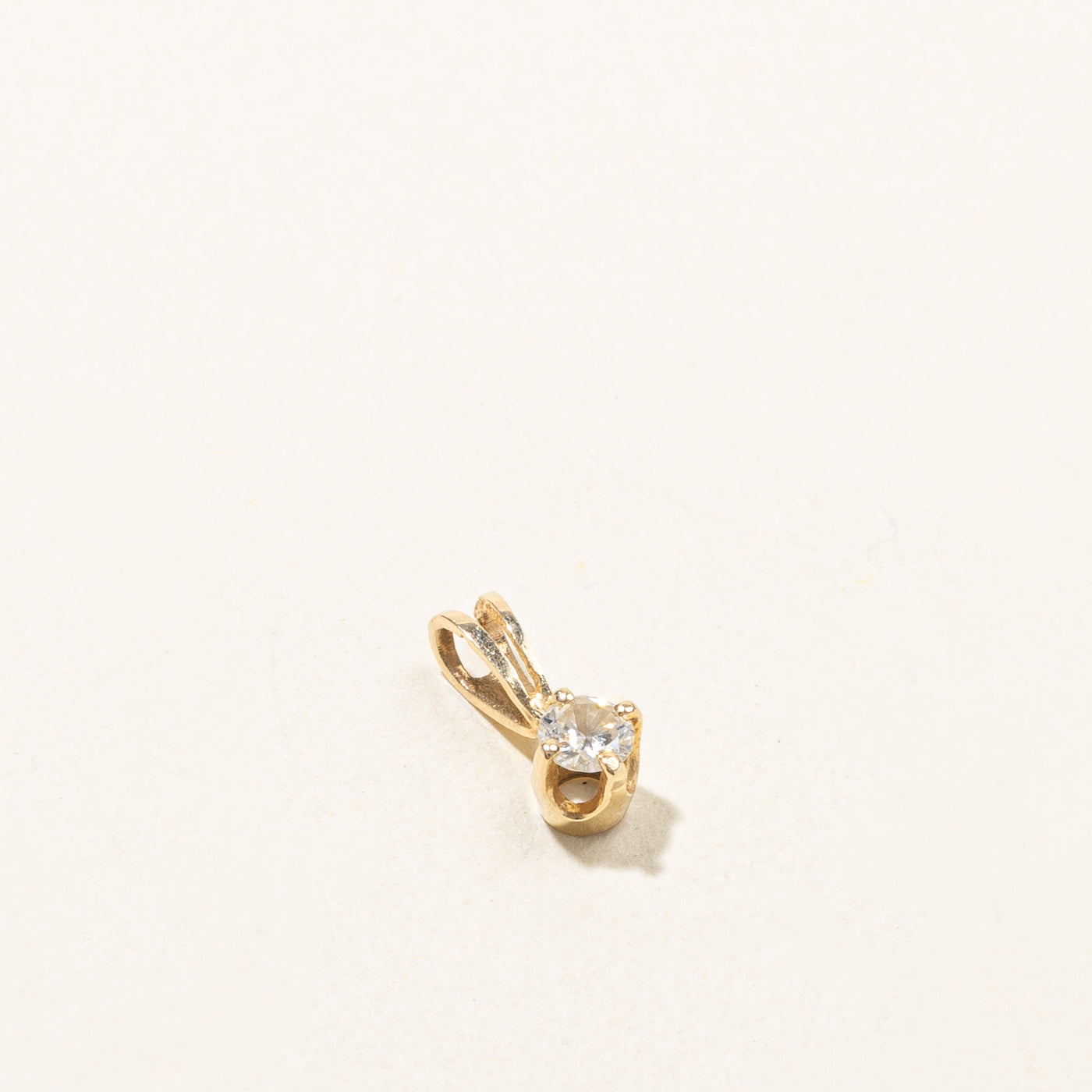 0.11ct Solitaire Diamond Pendant Necklace - 14K White Gold Dainty Jewelry for Women - Perfect for Anniversary, Birthday & Valentine's Day Gifts
